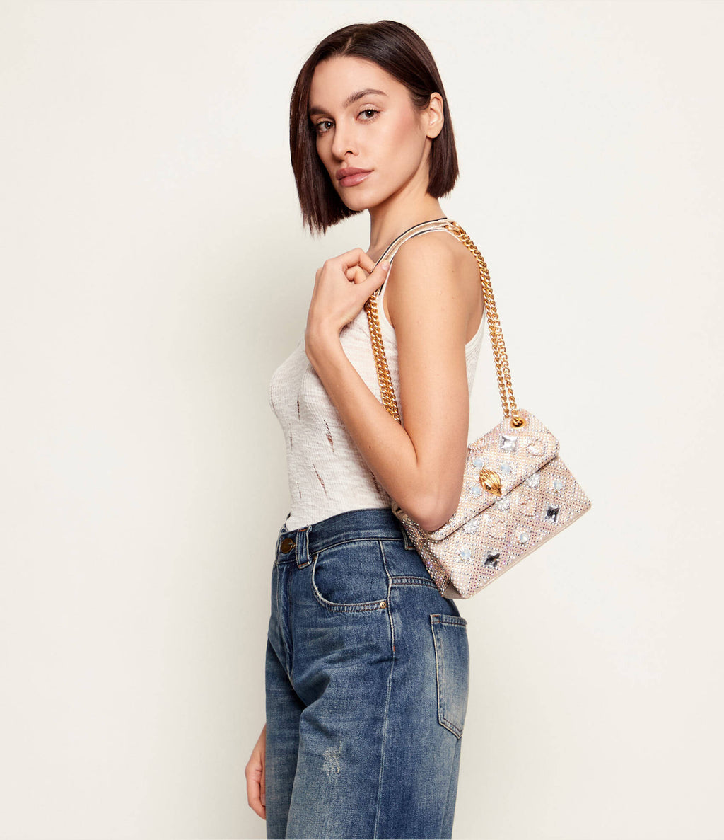 MINI FABRIC KENSINGTON BAG