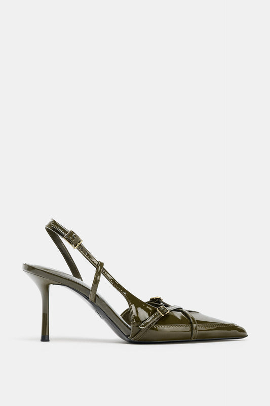 ZARA DARK KHAKI GREEN