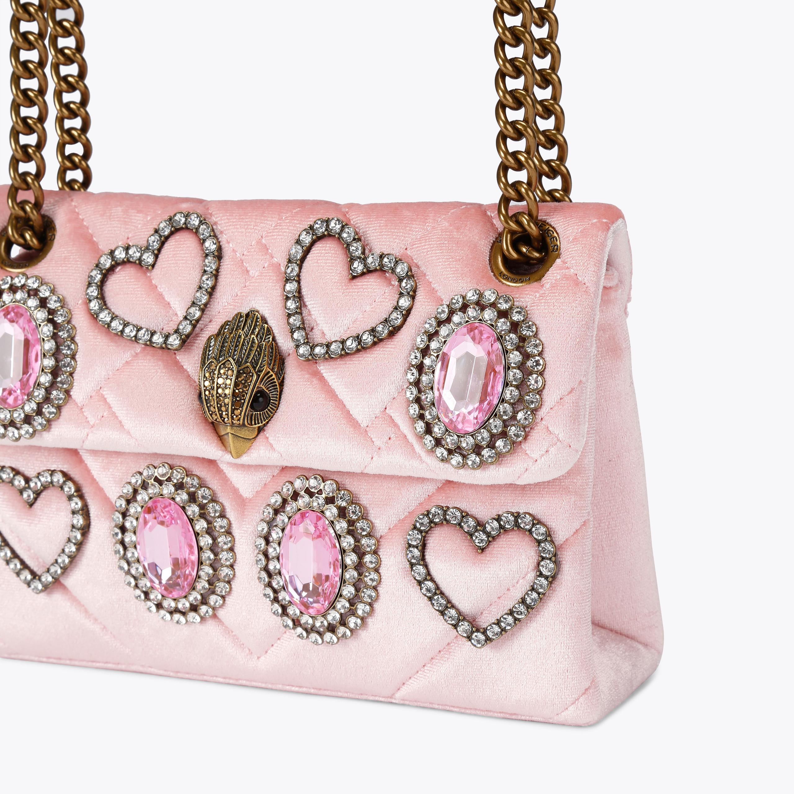 MINI VELVET KENSINGTON BAG