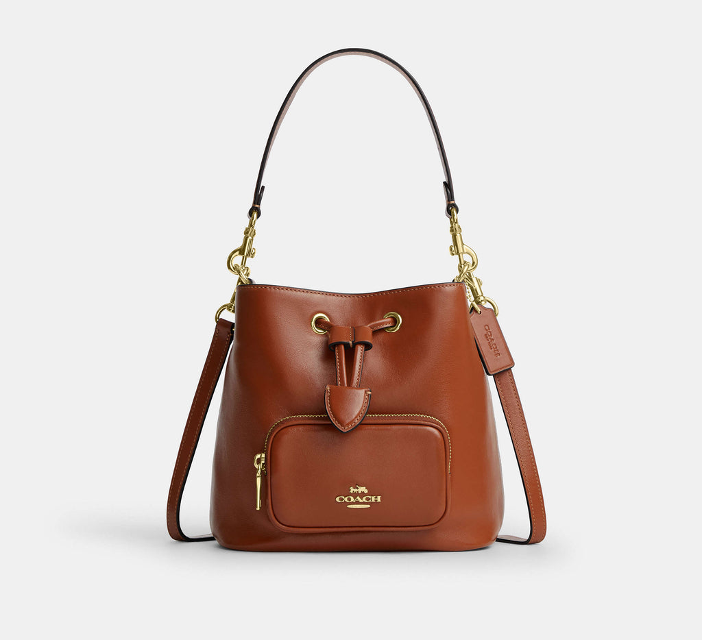 ROWAN BUCKET BAG WITH POCKET