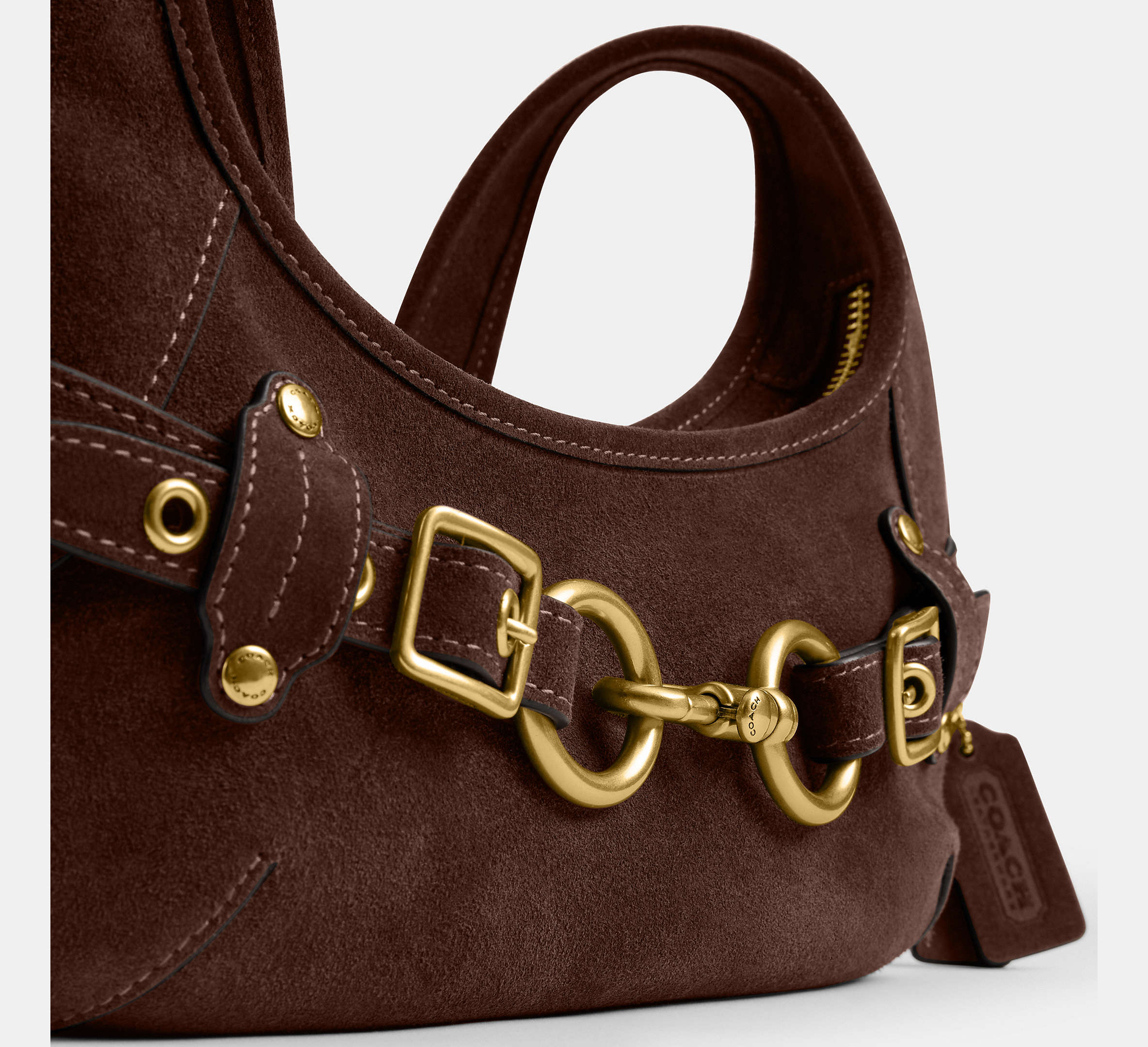 Belted Ergo Shoulder Bag 26 In Signature Jacquard