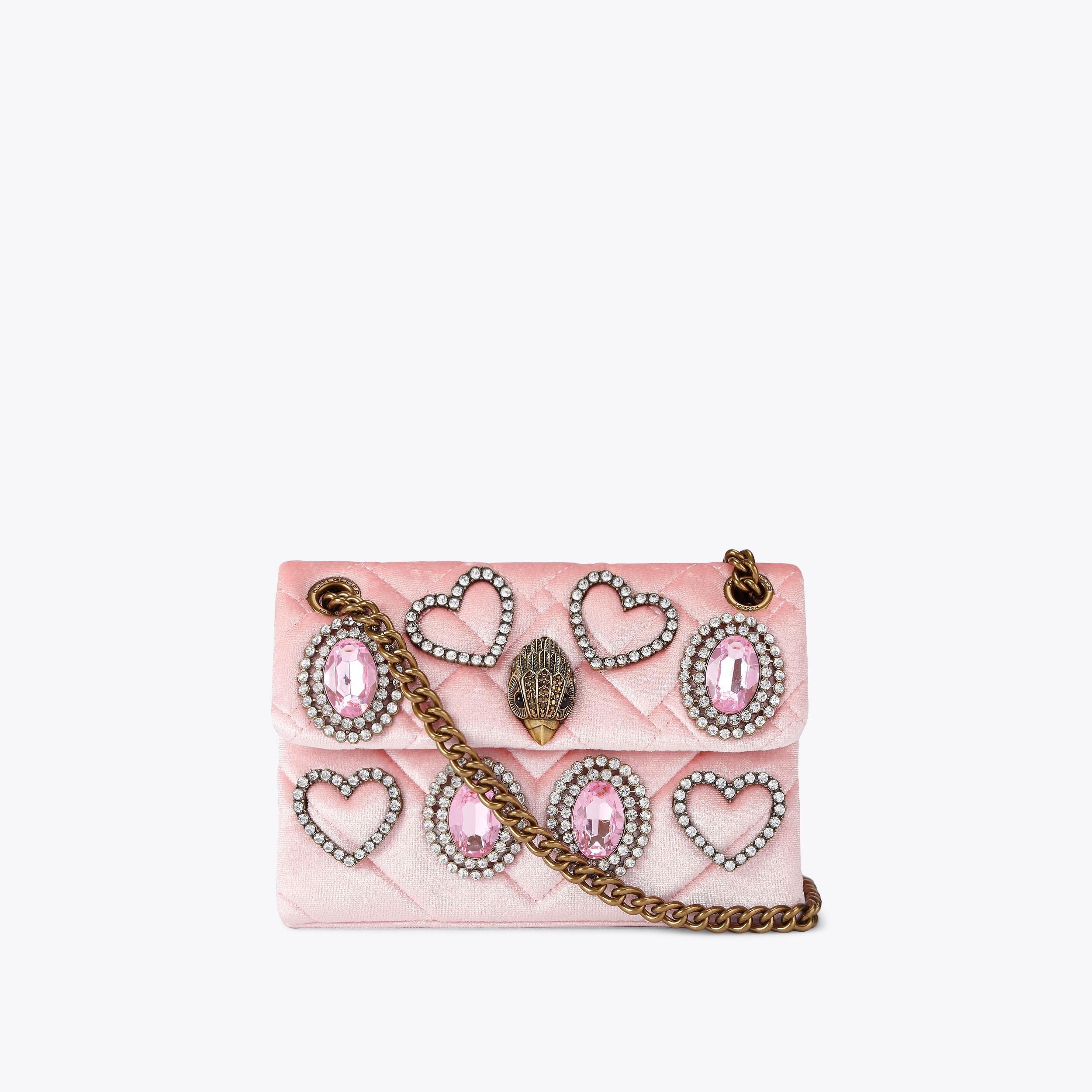 MINI VELVET KENSINGTON BAG