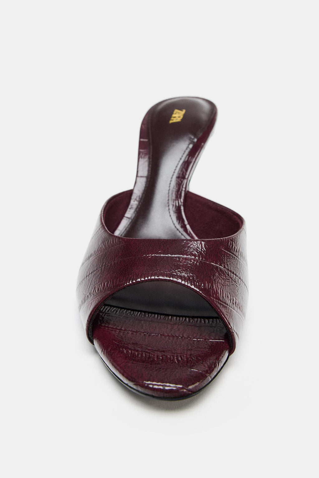 LEATHER HEELED MULES