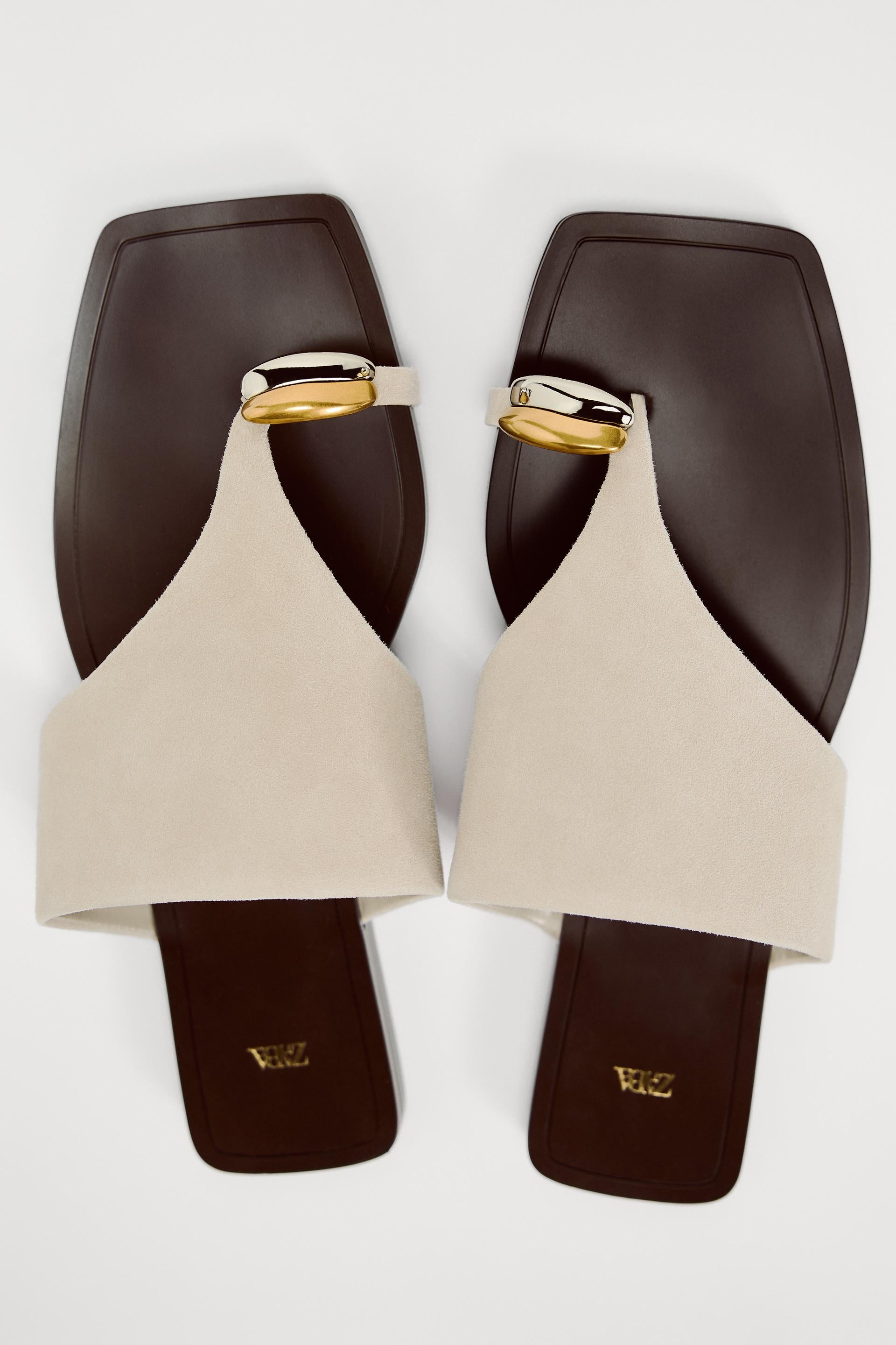EMBELLISHED SUEDE SANDALS