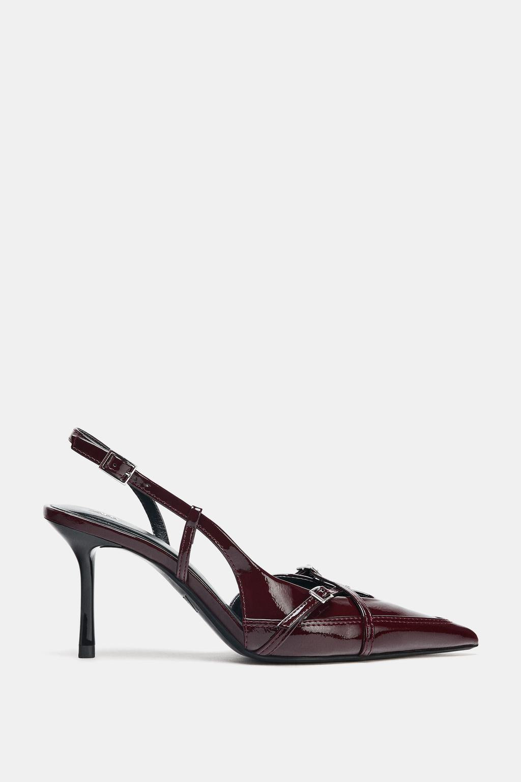 ZARA BURGUNDY CHERRY HEELS