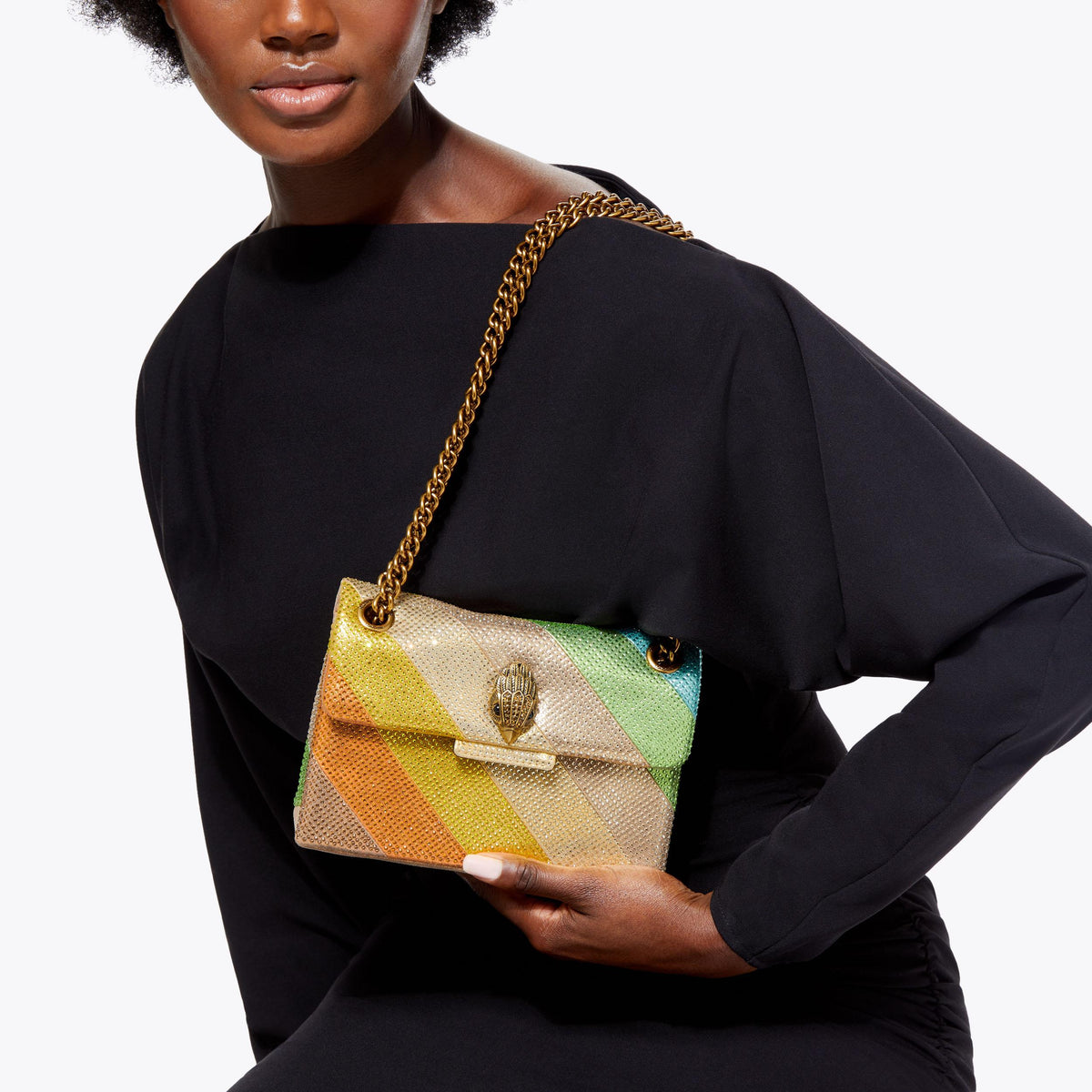 MINI CRYSTAL KENSINGTON BAG