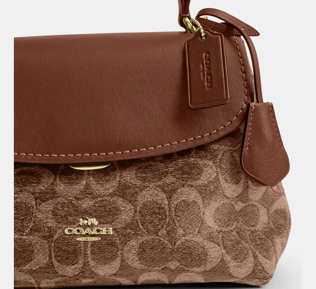 Emory Top Handle Bag In Signature Chenille