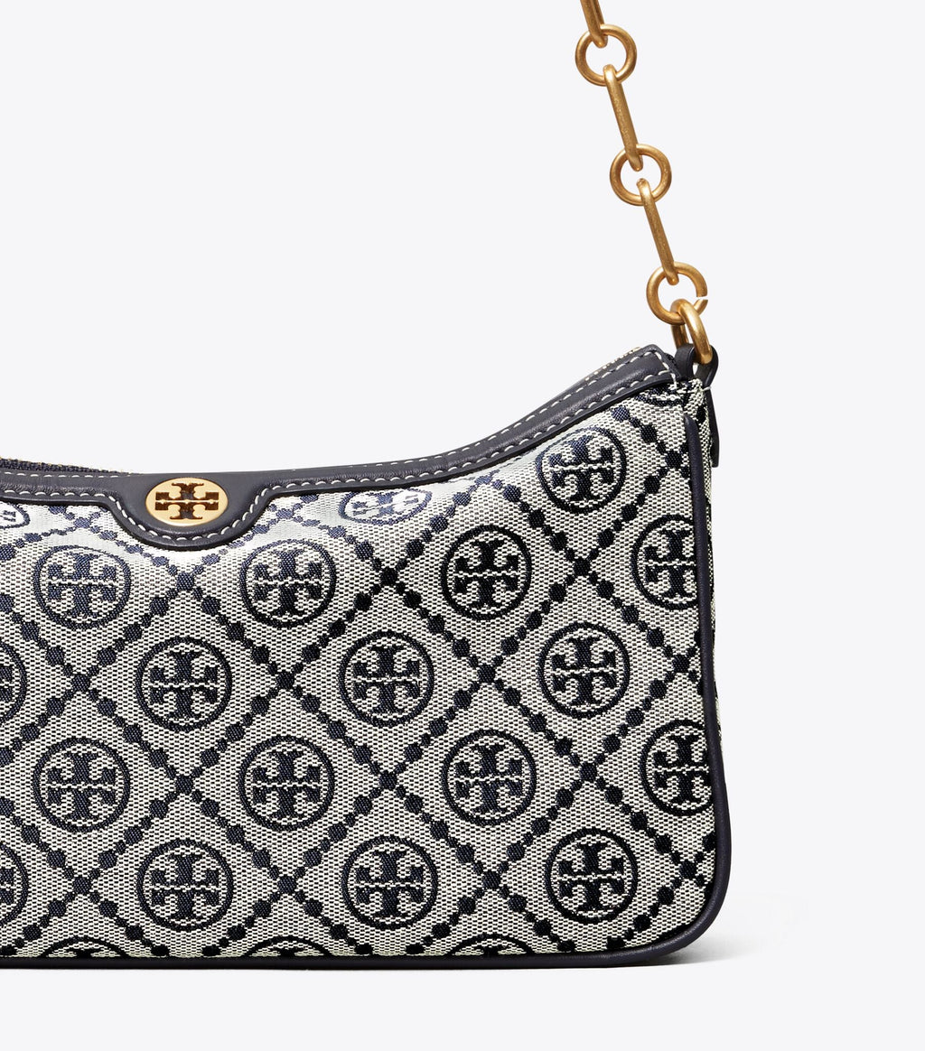 T MONOGRAM JACQUARD STUDIO BAG