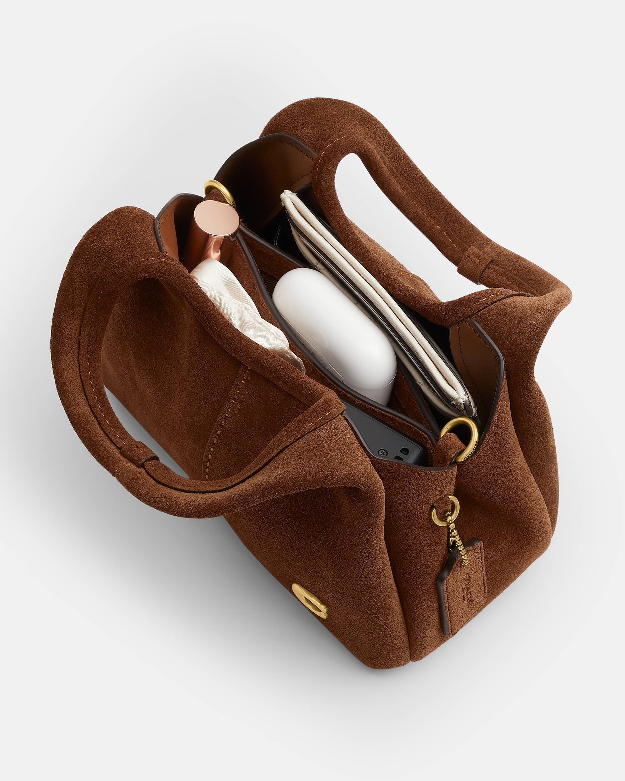 Suede Lana Shoulder Bag 19