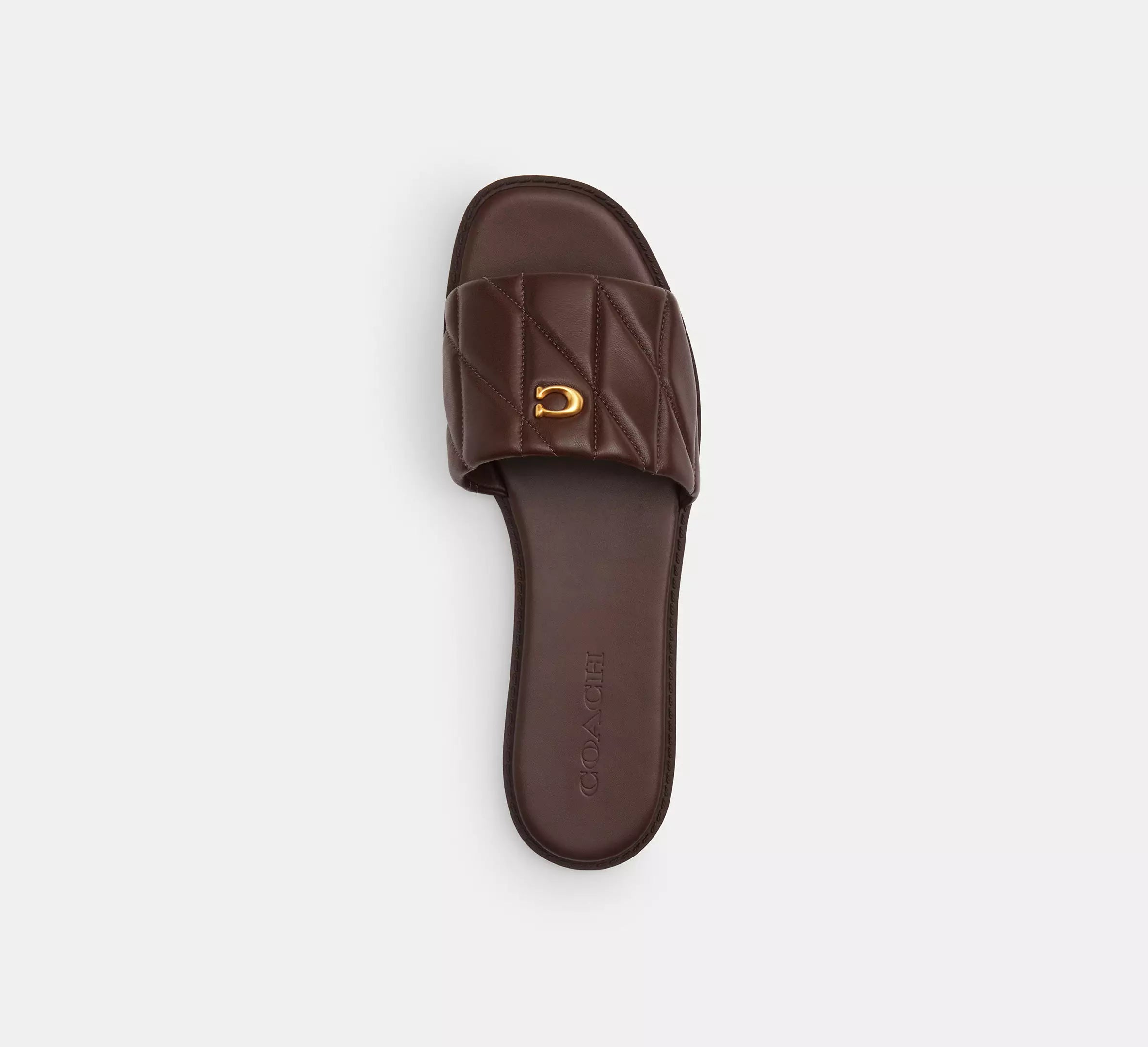 Holly sandal with quilting