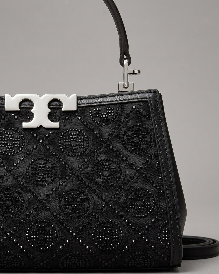 Eleanor T Monogram Top Handle