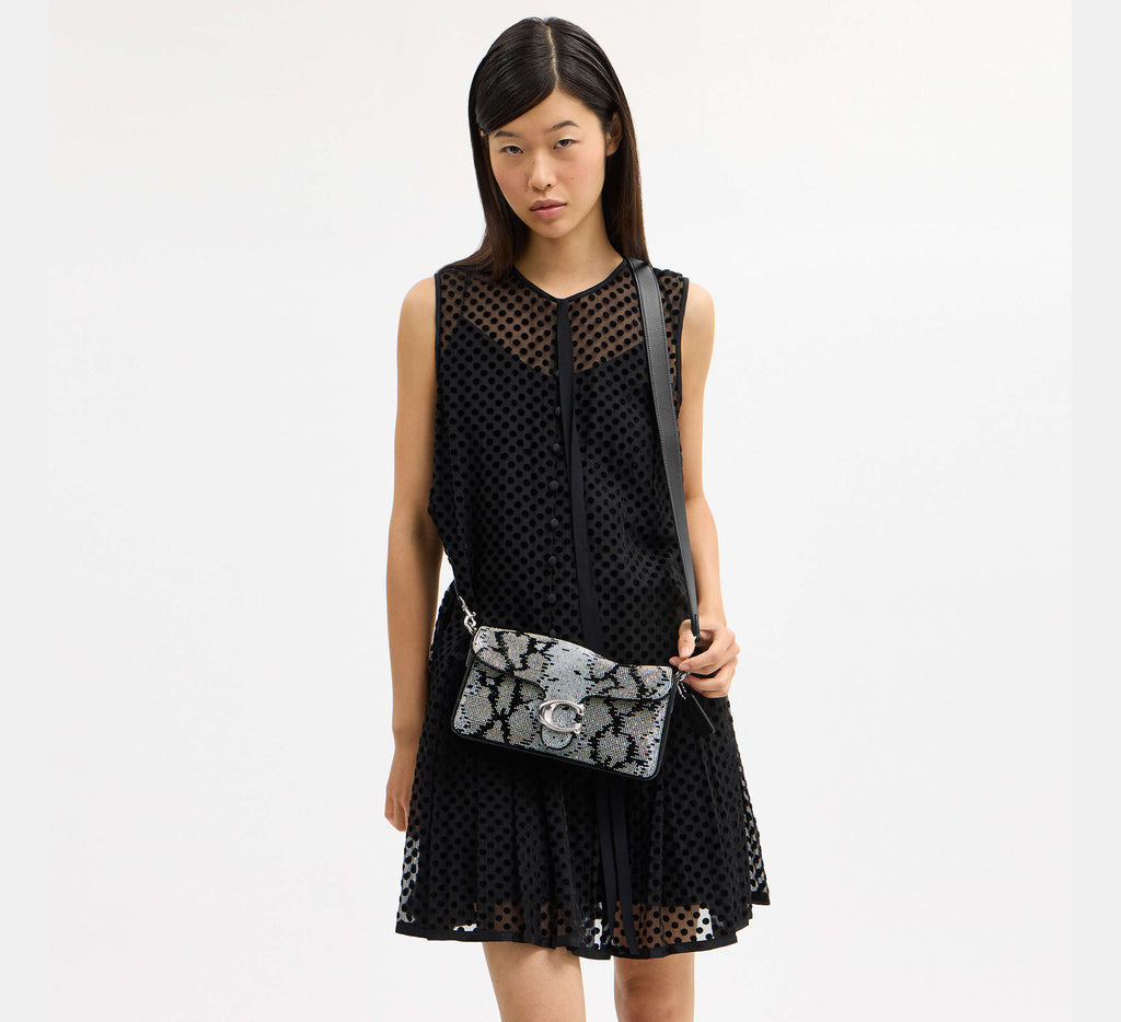 Tabby Shoulder Bag 26 With Snake Stones