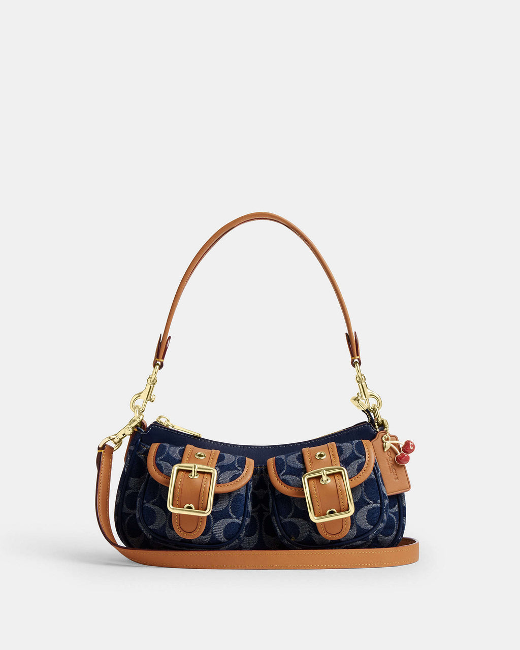 COACH DENIM BAG.