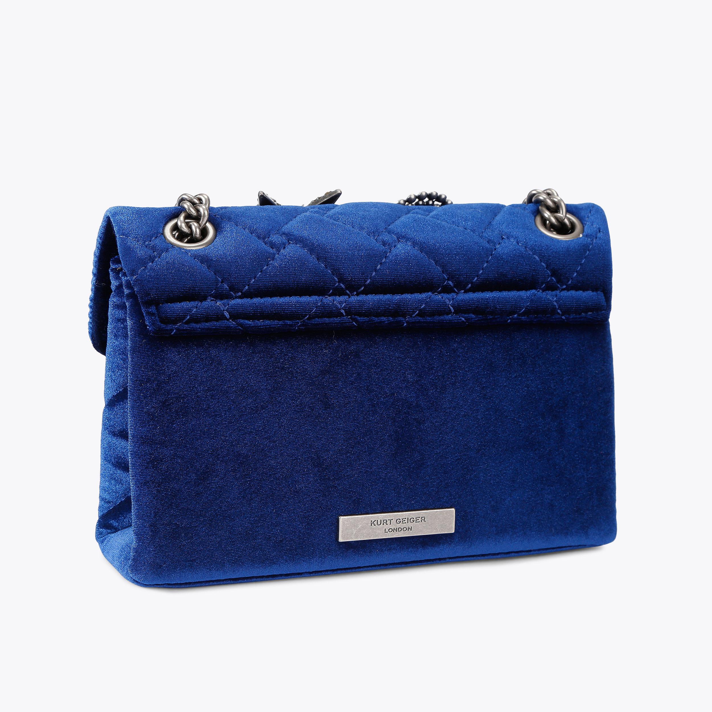 MINI VELVET KENSINGTON BAG