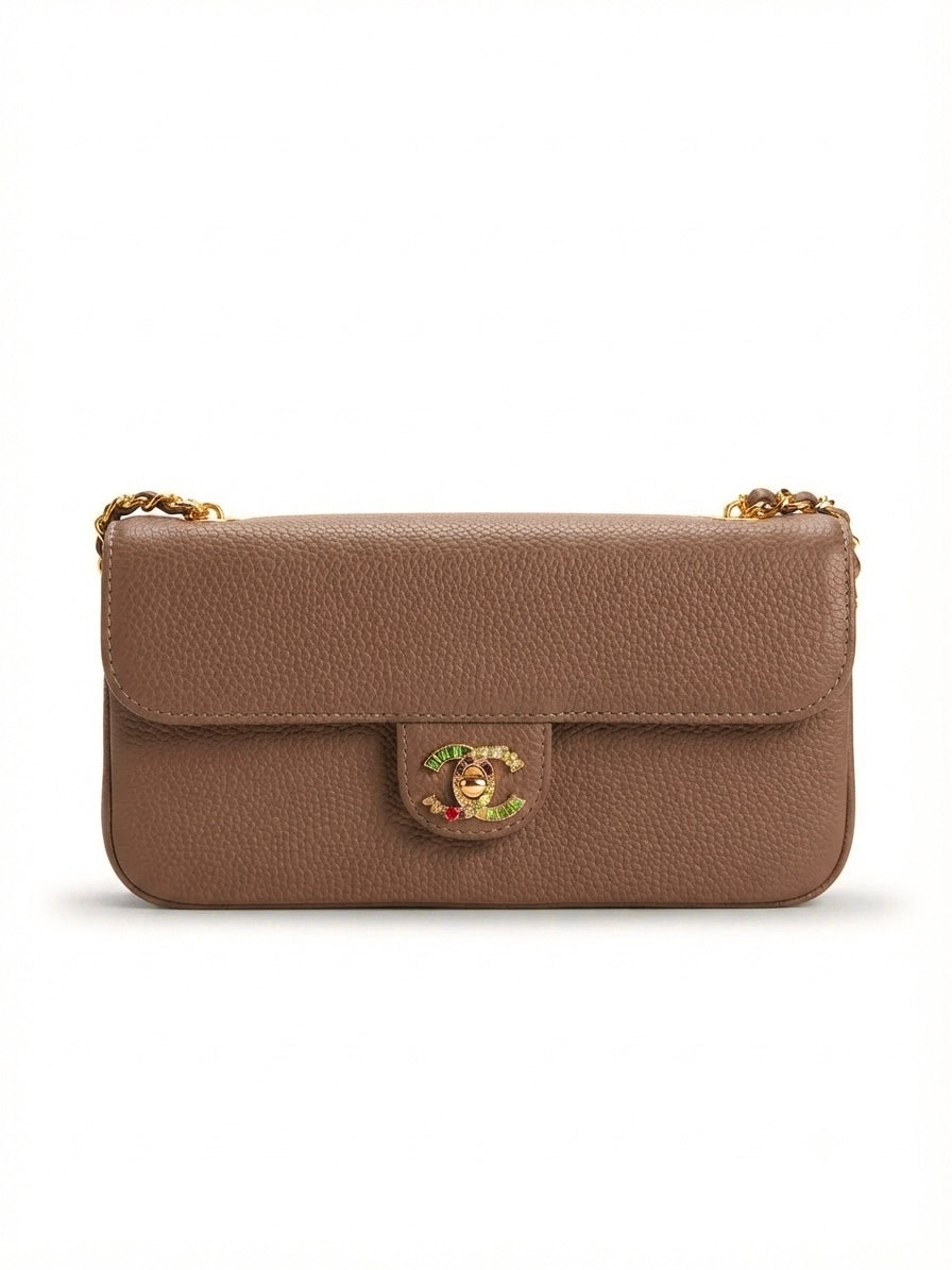 Small Souplissimo Maxi Flap with chain