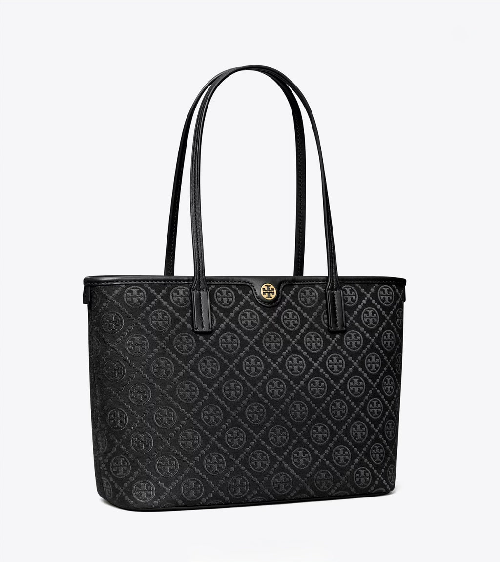 SMALL T MONOGRAM ZIP TOTE