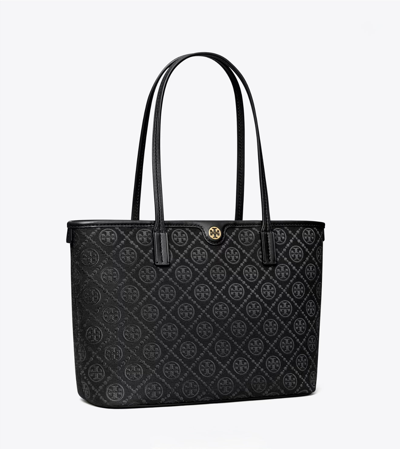 SMALL T MONOGRAM ZIP TOTE