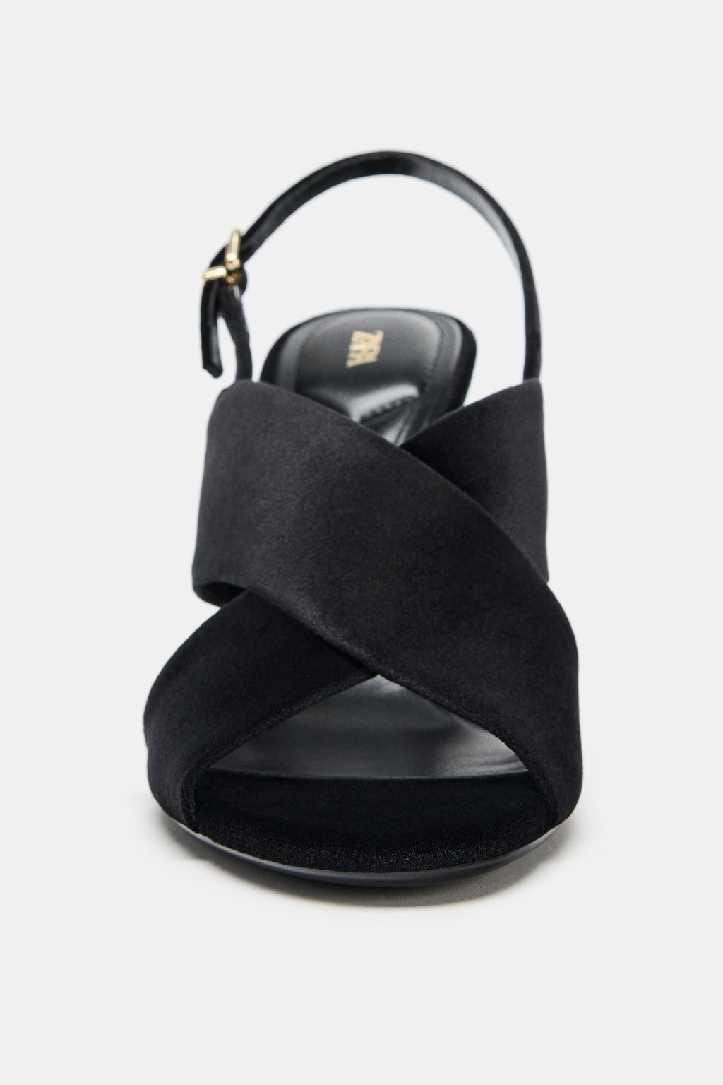 ZARA CROSSOVER HEELED SANDALS