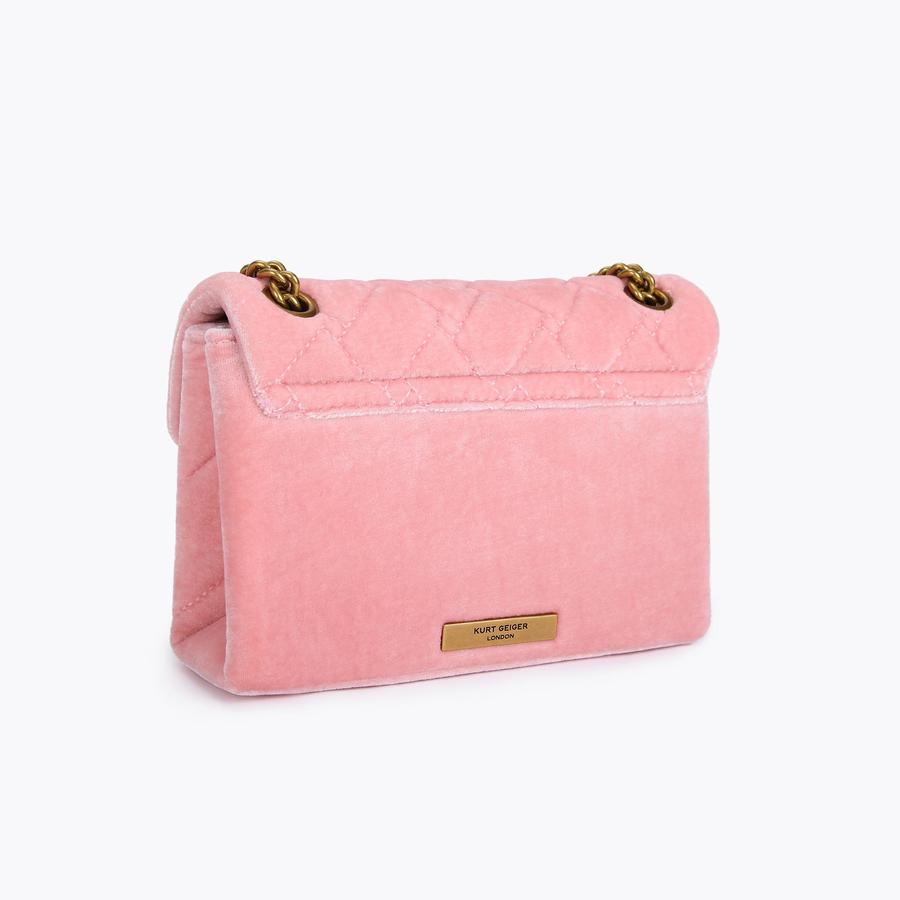 MINI VELVET KENSINGTON BAG