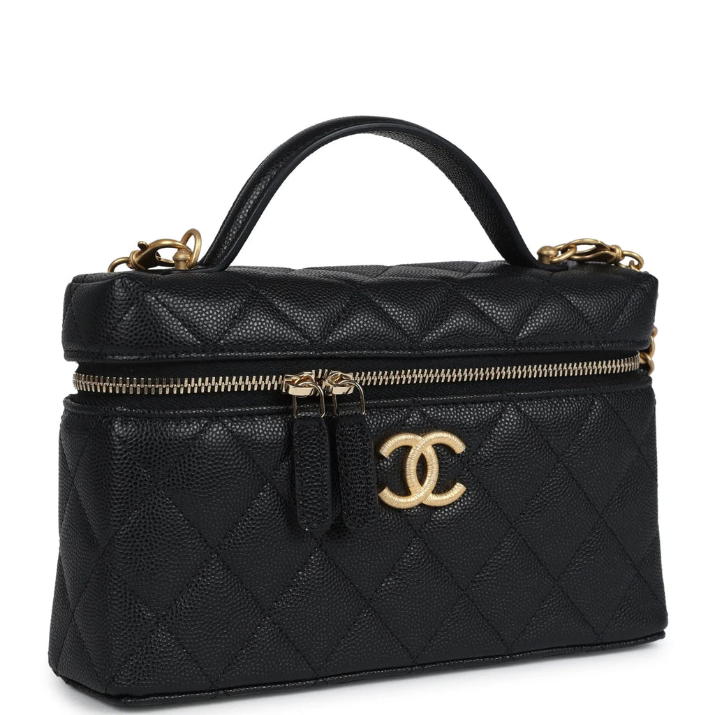 Top Handle Long Vanity Case with Chain
