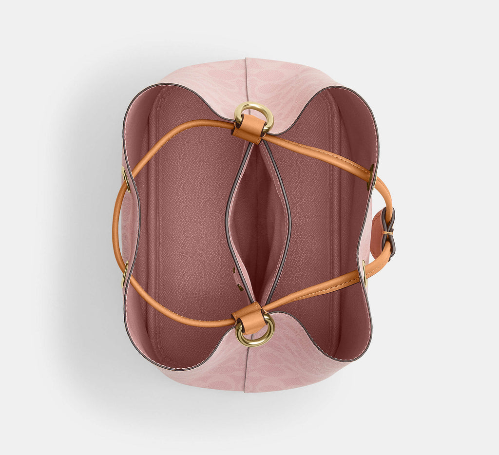 Rowan Bucket Bag In Signature Canvas With Charms