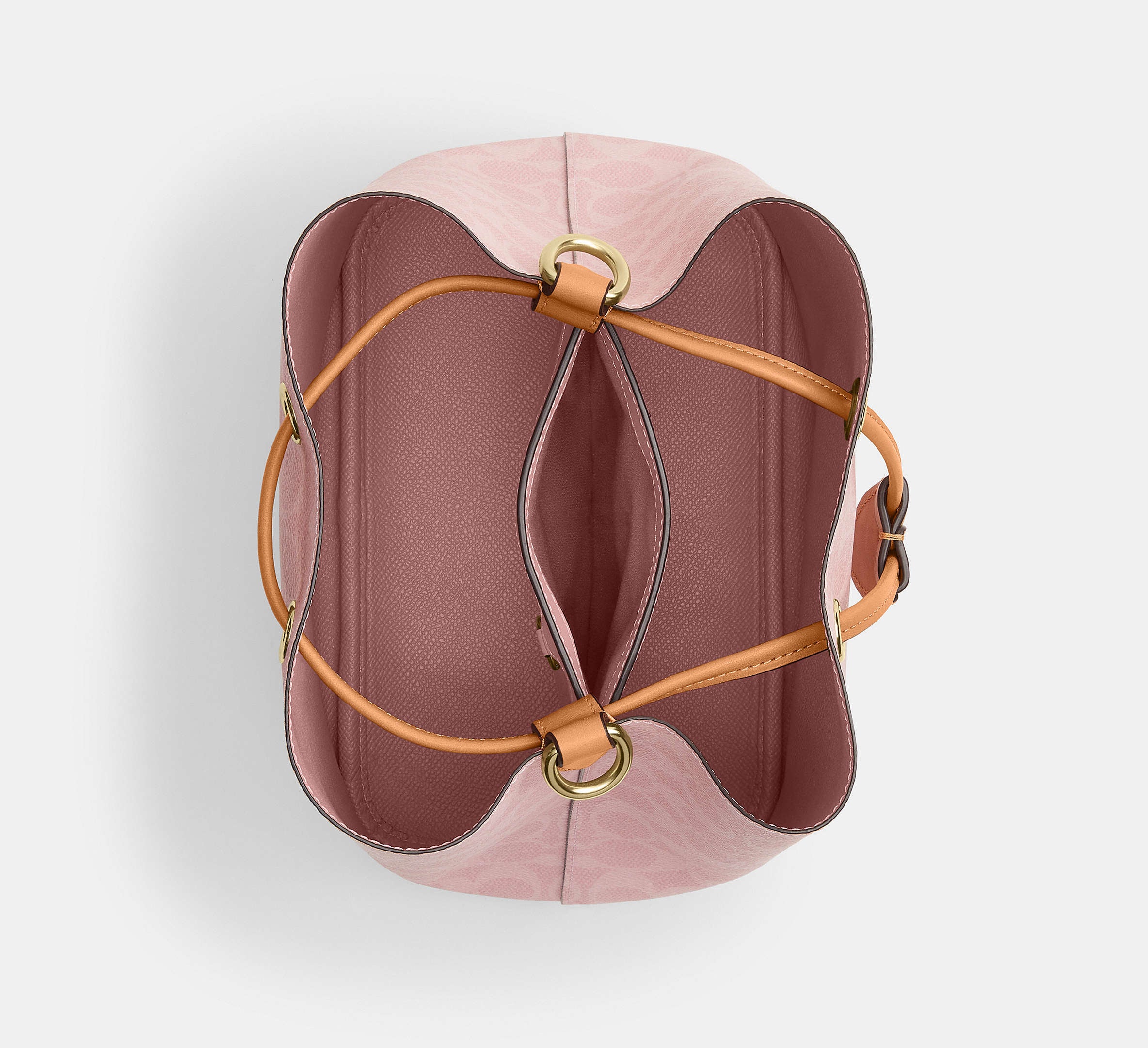 Rowan Bucket Bag In Signature Canvas With Charms