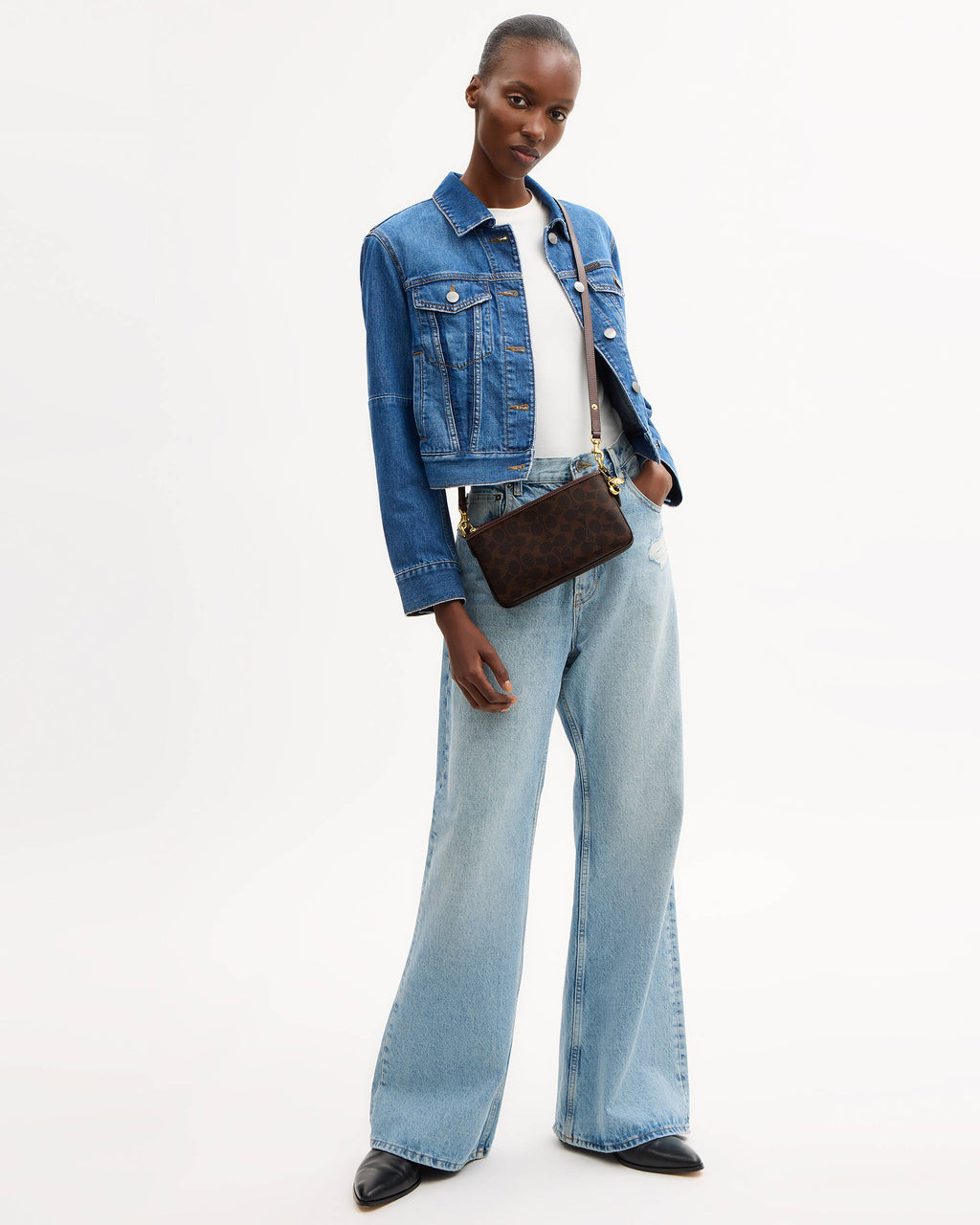 Audrey Crossbody Bag in Signature Canvas