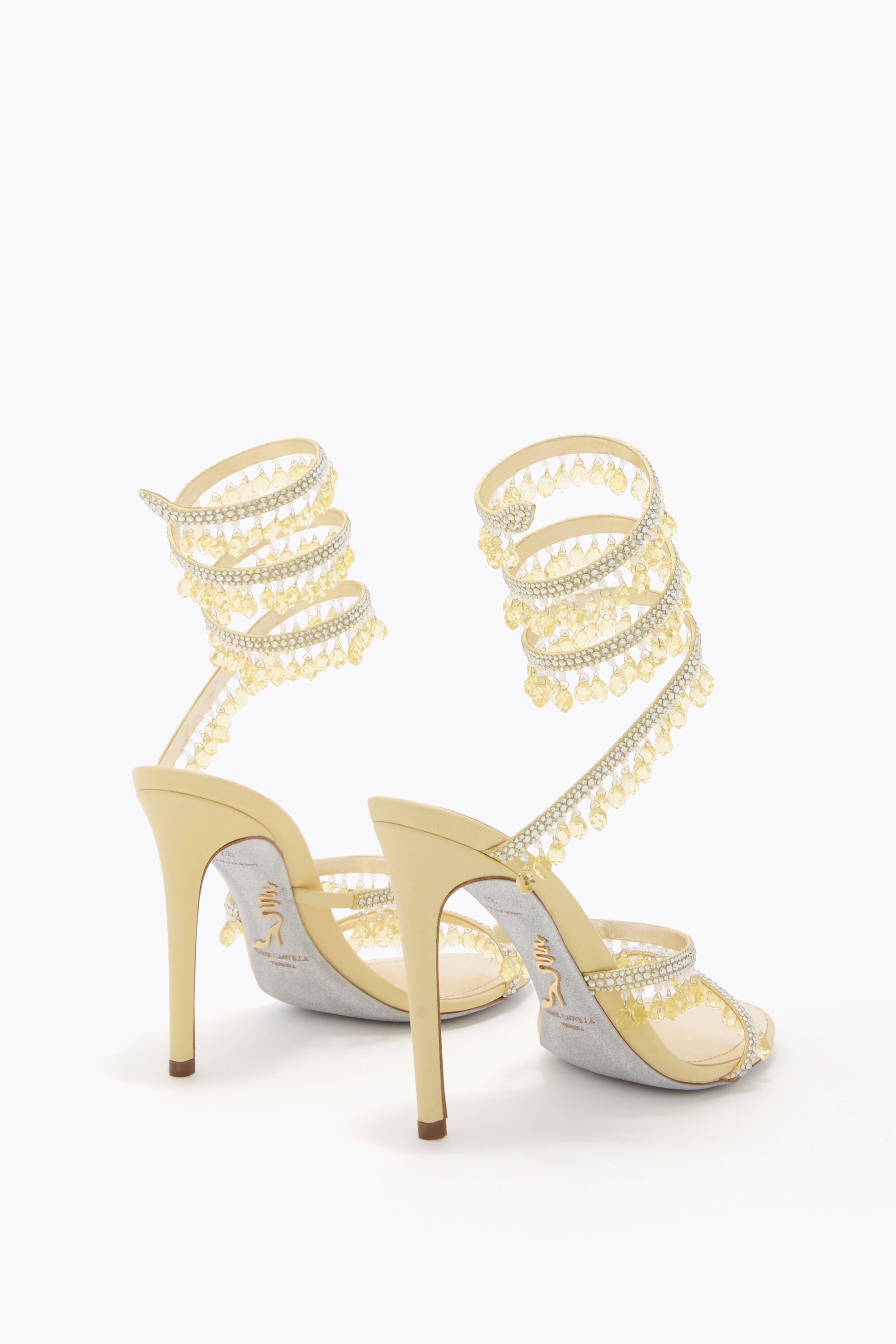 CHANDELIER BUTTER YELLOW SANDAL