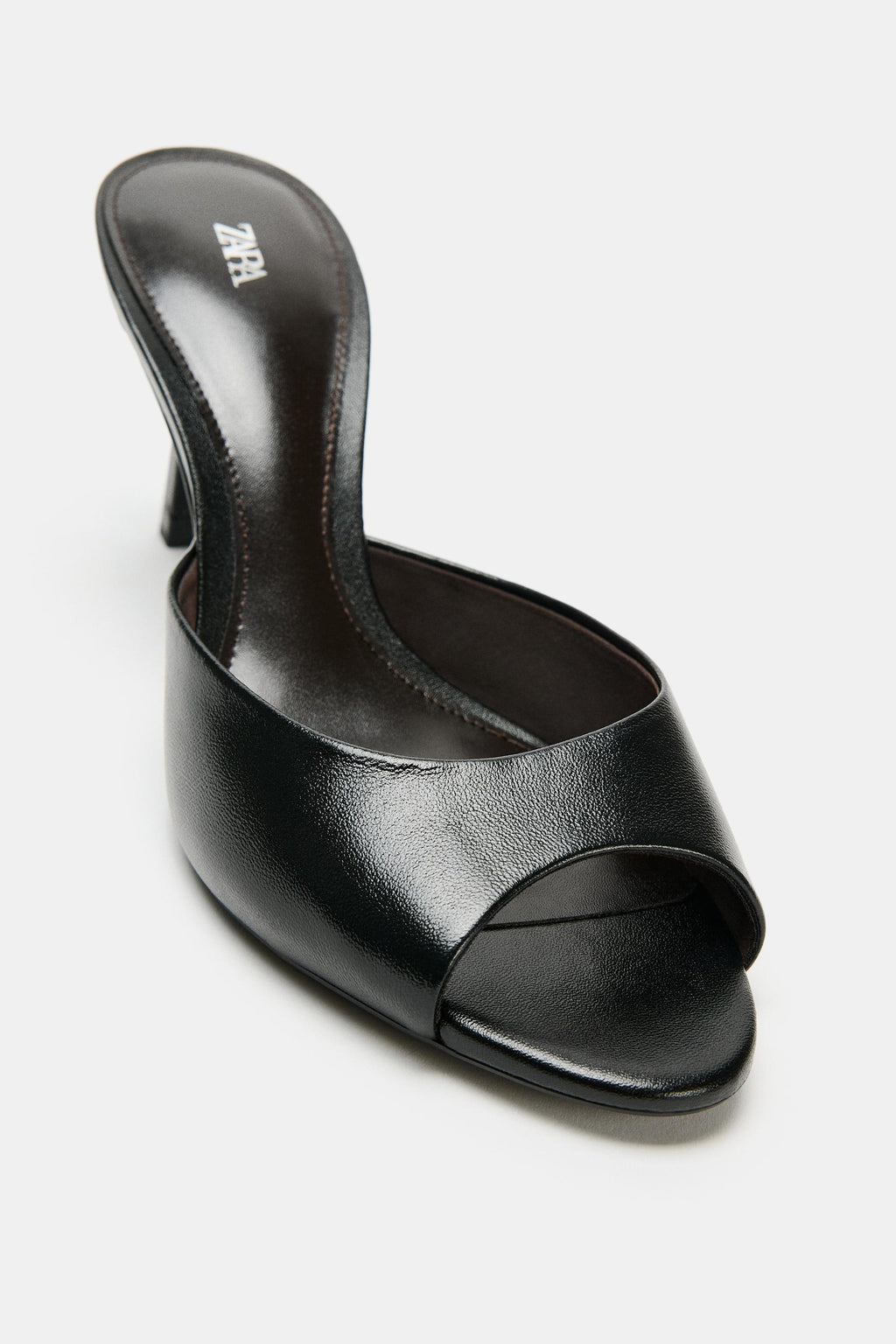 LEATHER HEELED MULES