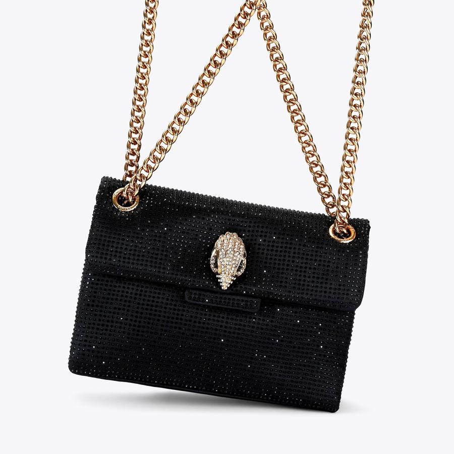 MINI KENSINGTON BLACK CRYSTAL BAG