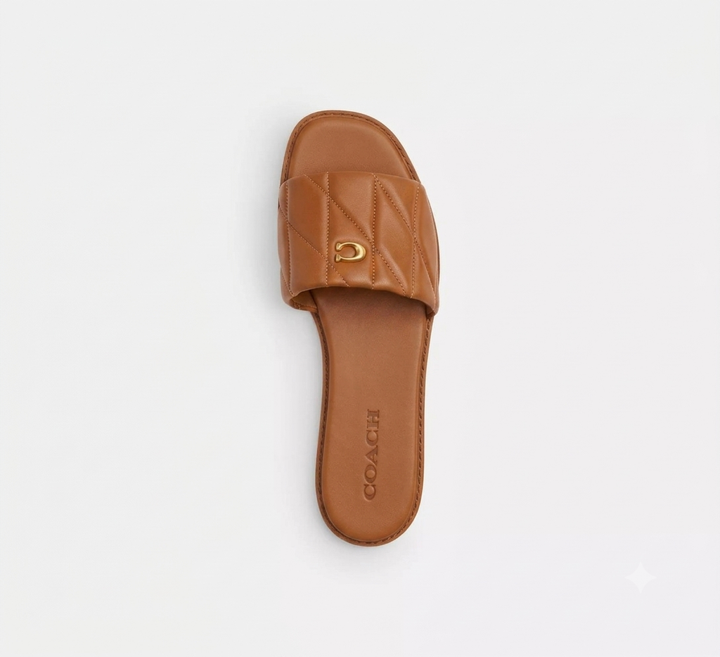 Holly sandal with quilting