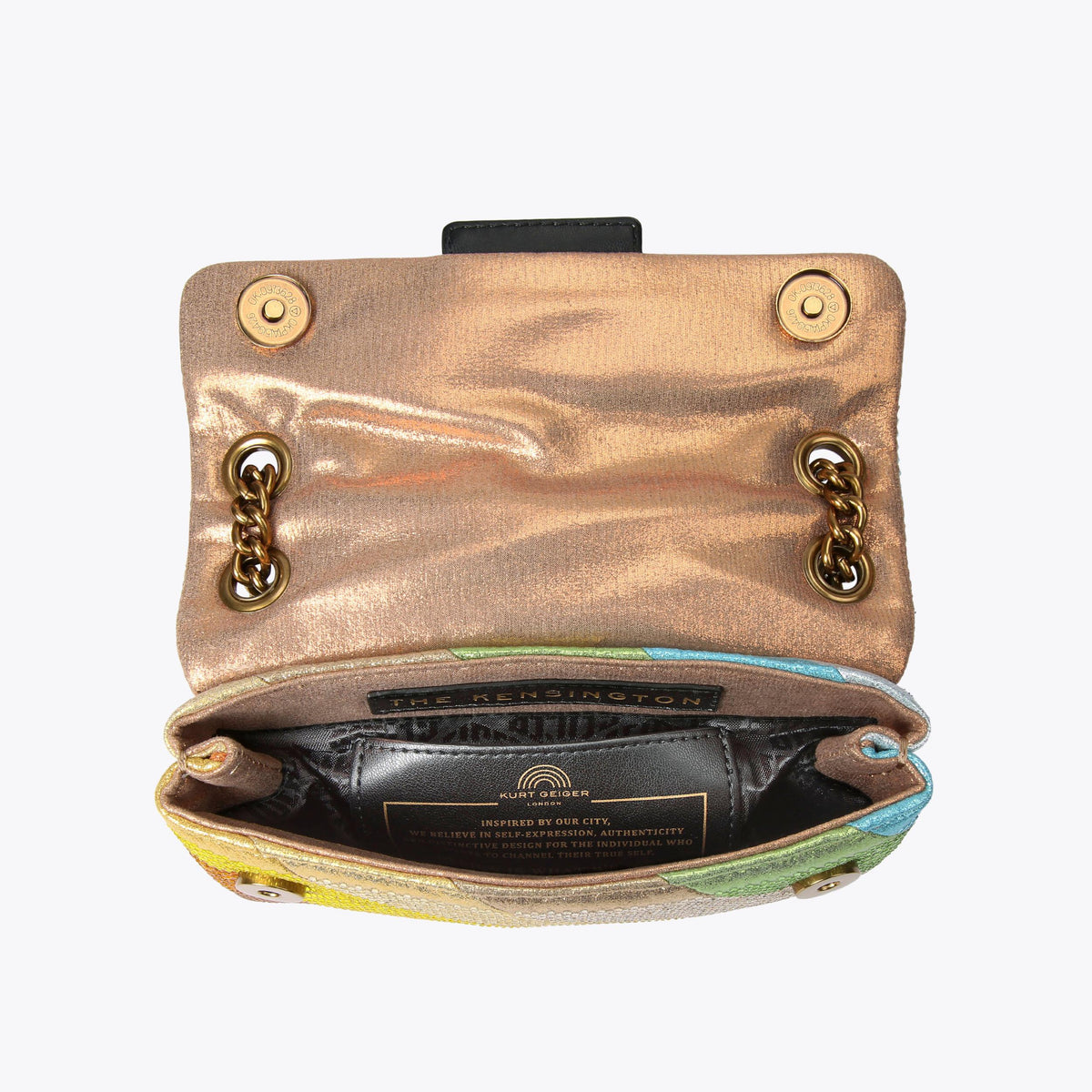 MINI CRYSTAL KENSINGTON BAG