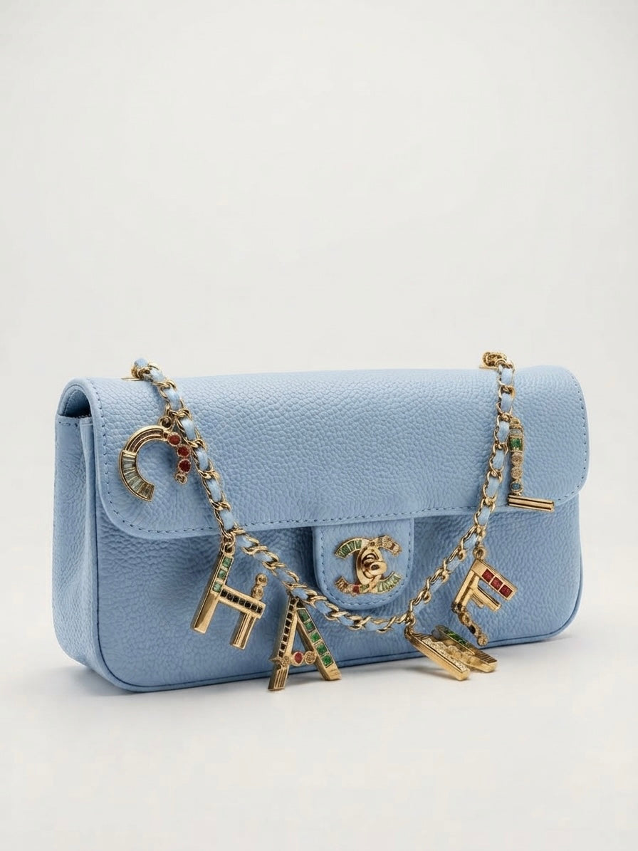 Small Souplissimo Maxi Flap with chain