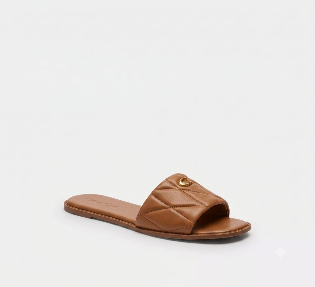 Holly sandal with quilting