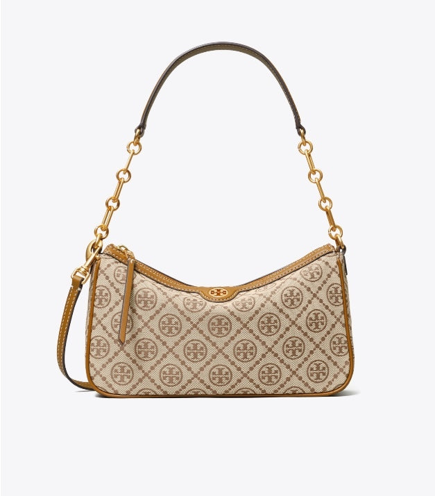 T MONOGRAM JACQUARD STUDIO BAG