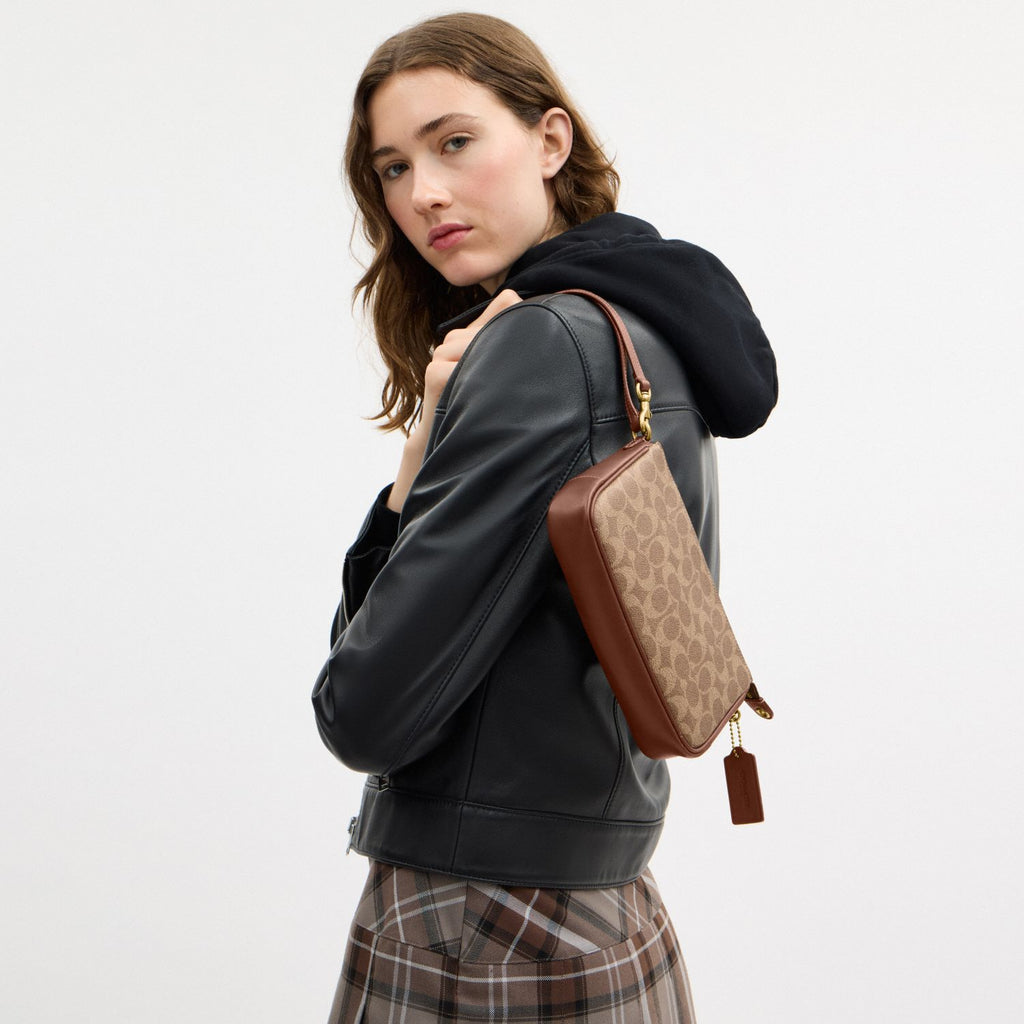 Audrey Crossbody Bag in Signature Canvas