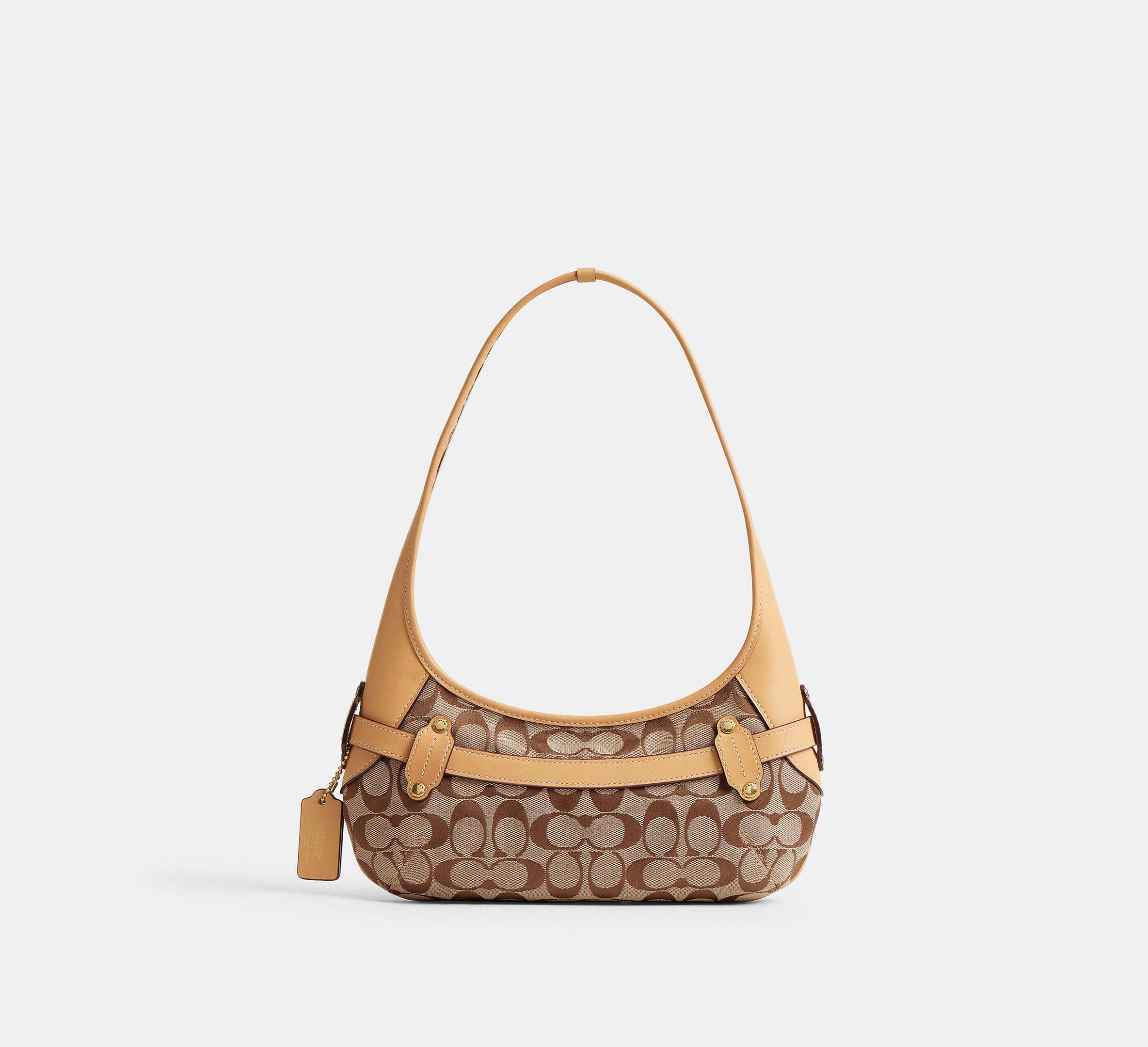 Belted Ergo Shoulder Bag 26 In Signature Jacquard