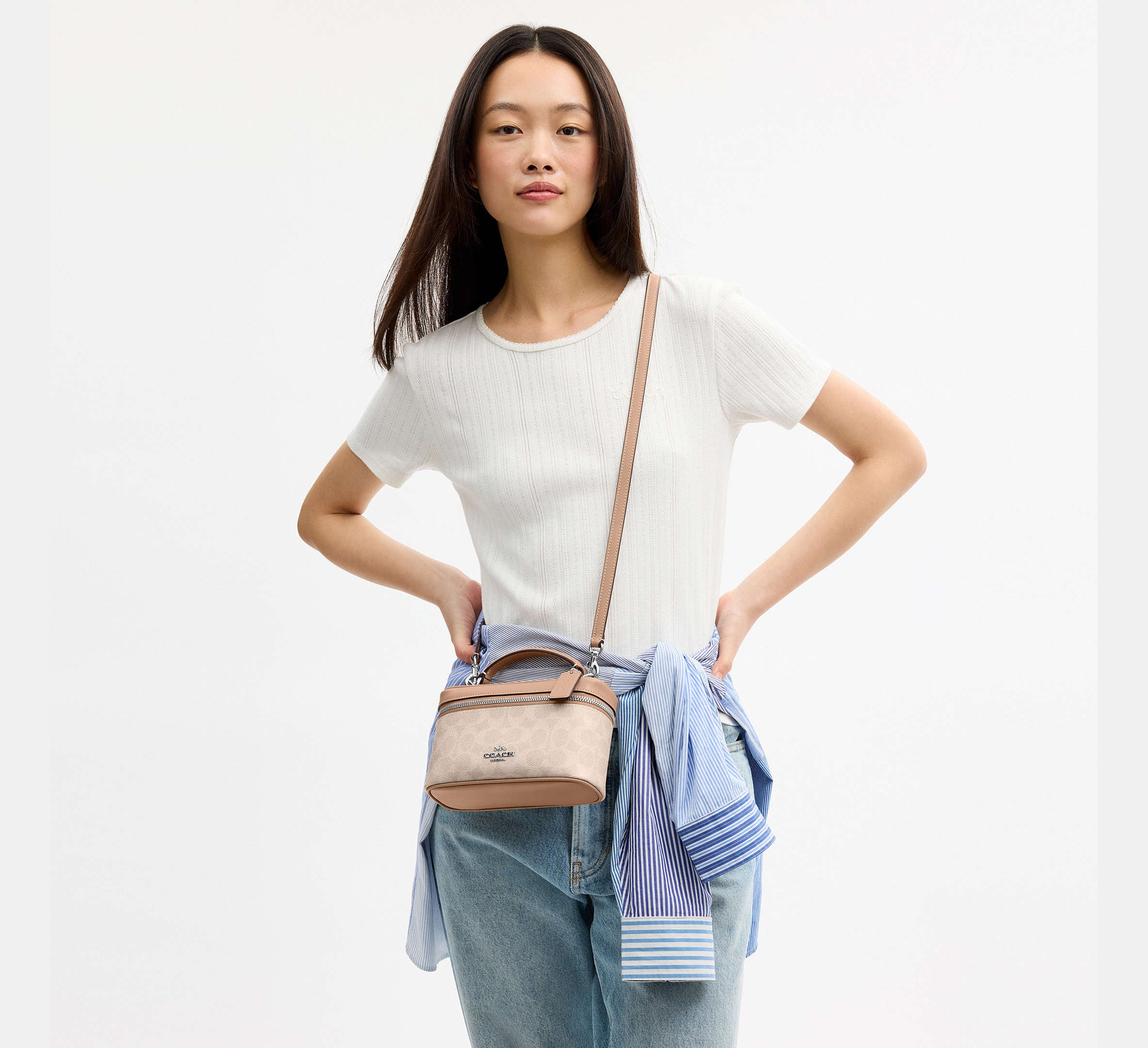 Rainer Crossbody Bag 18 in Exclusive Canvas