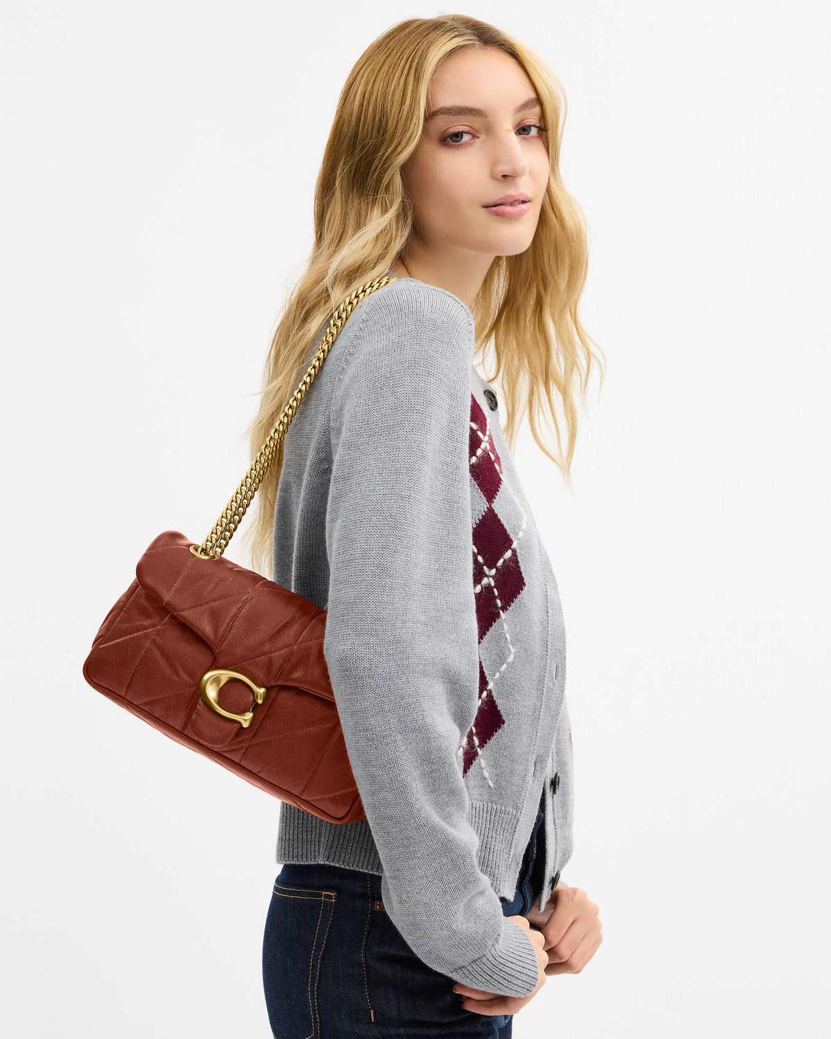 Tabby Shoulder Bag 26 With Pillow Quilting
