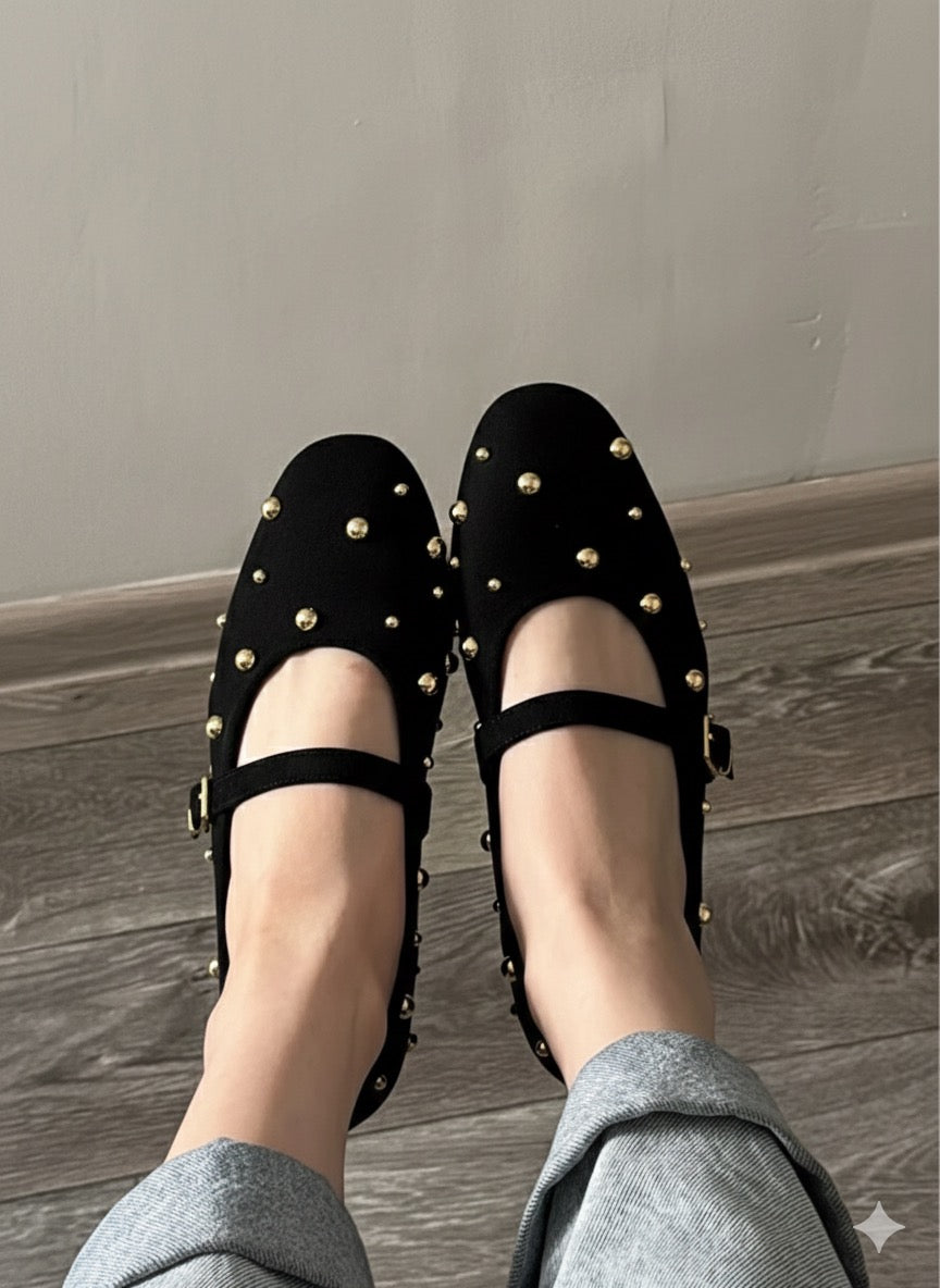 ZARA STUDDED PUMPS