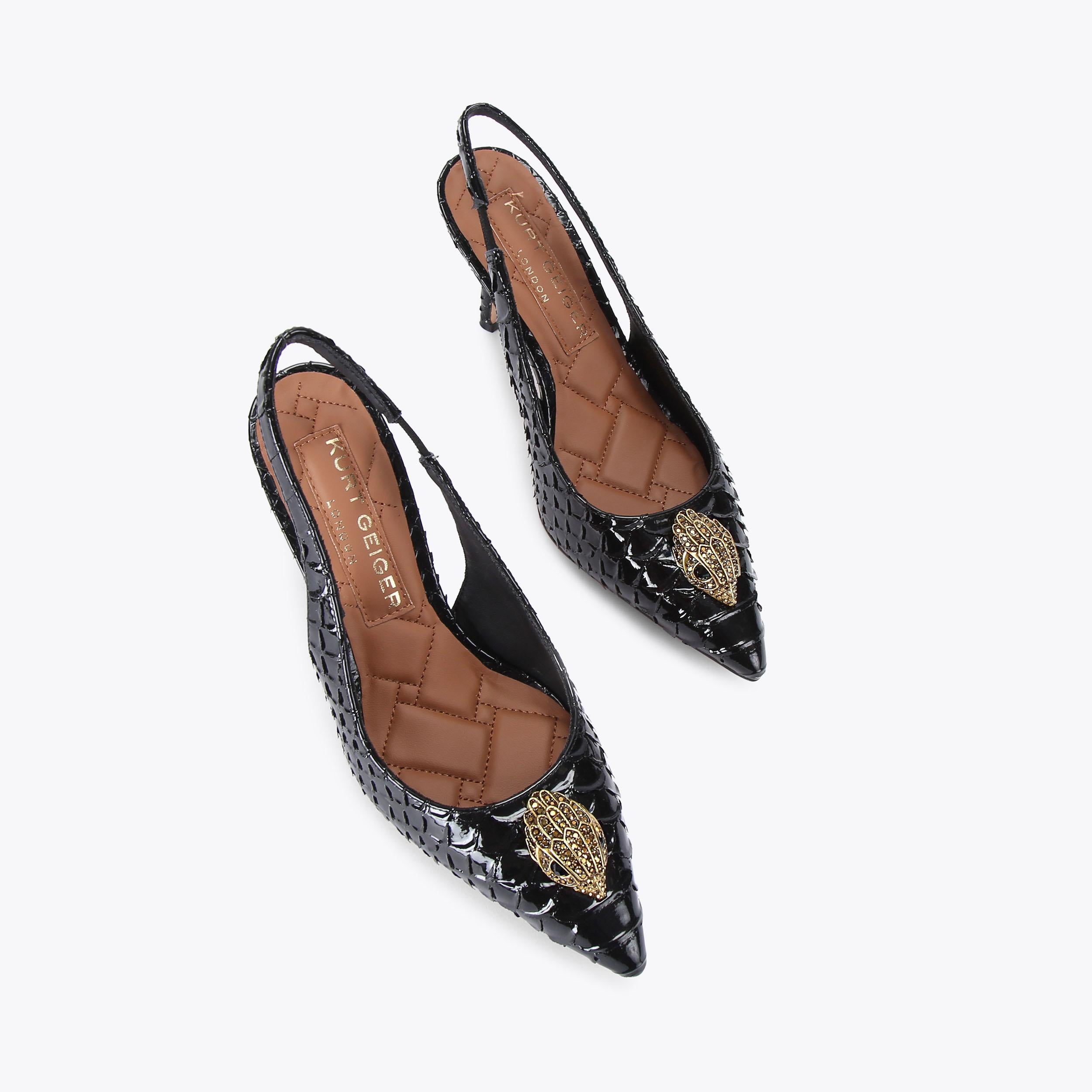 BELGRAVIA HIGH SLING BACK HEEL