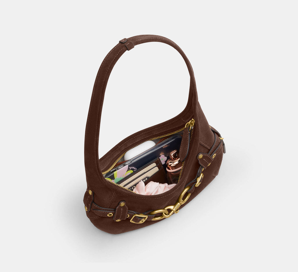 Belted Ergo Shoulder Bag 26 In Signature Jacquard