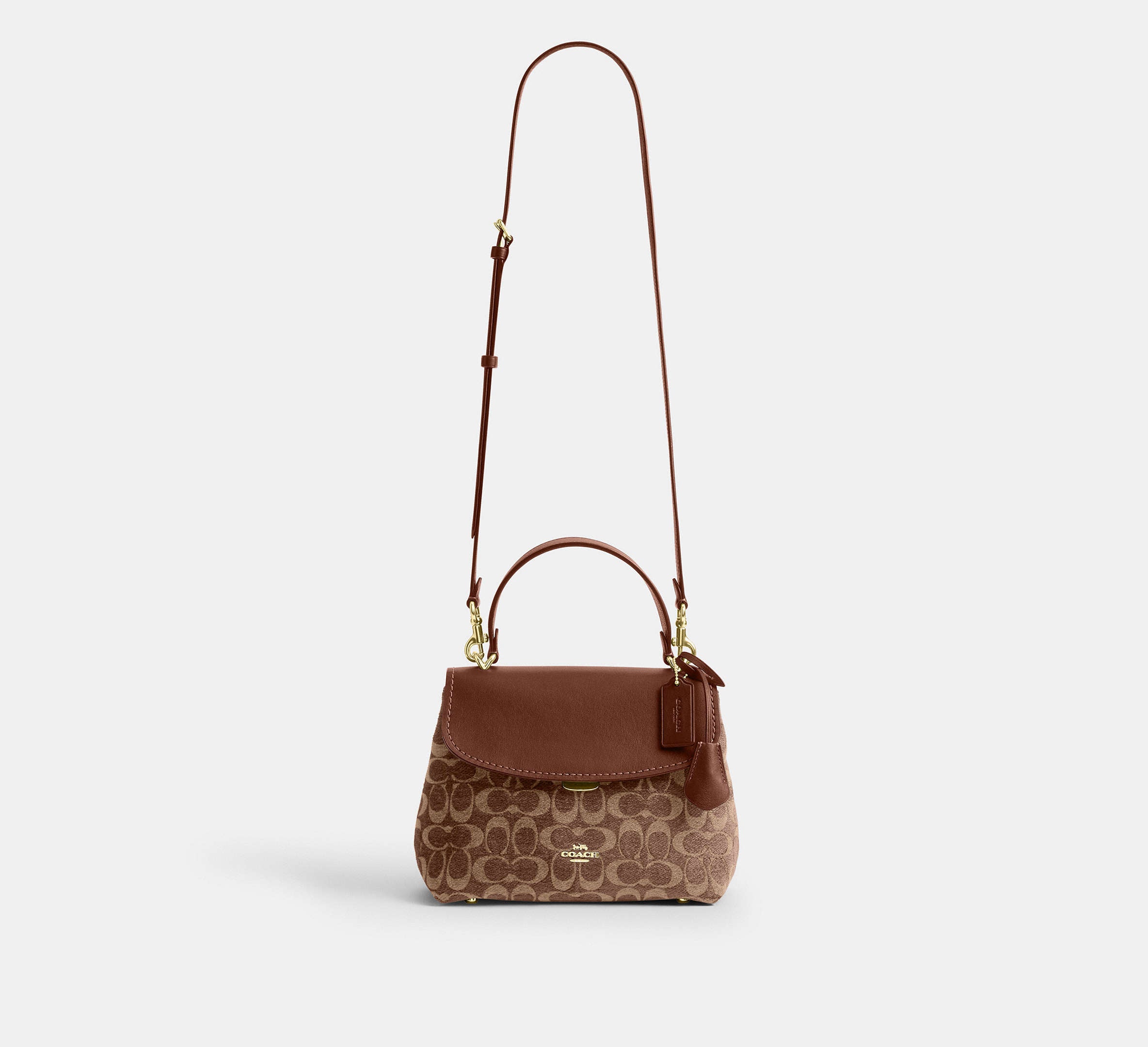 Emory Top Handle Bag In Signature Chenille
