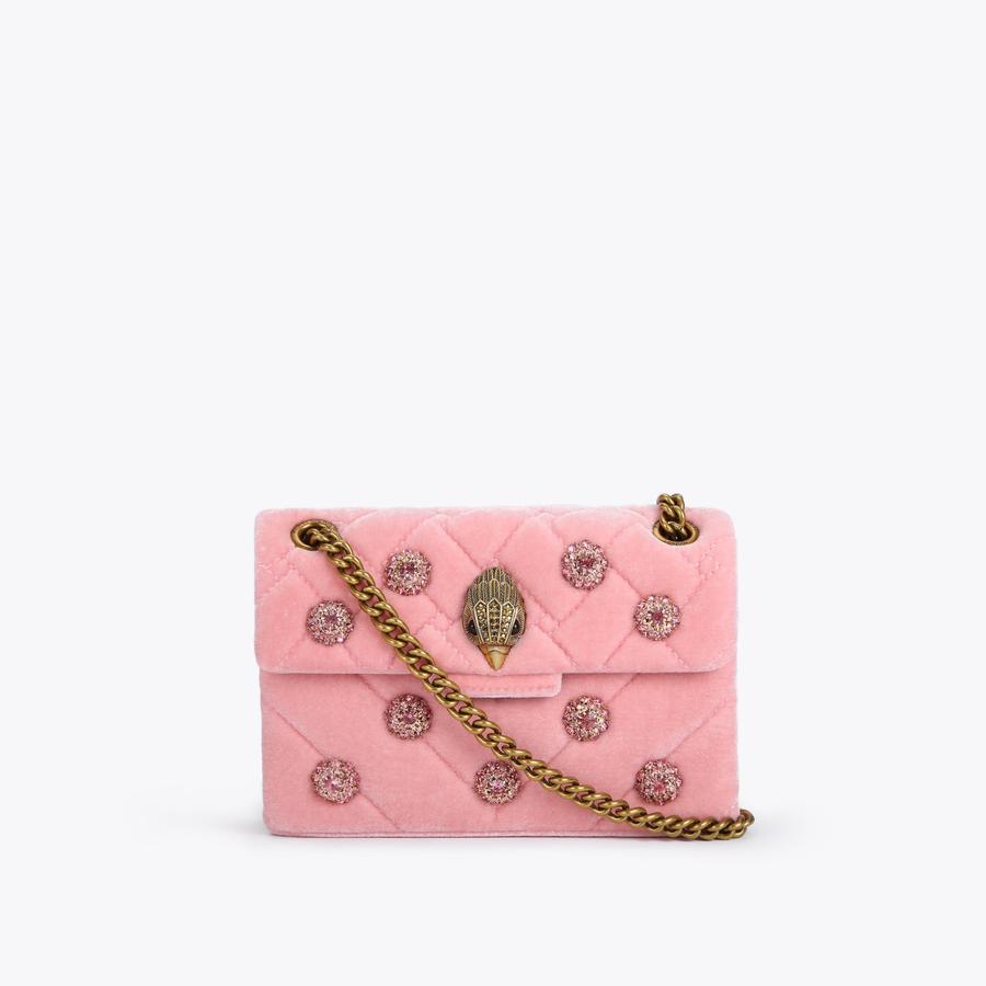 MINI VELVET KENSINGTON BAG