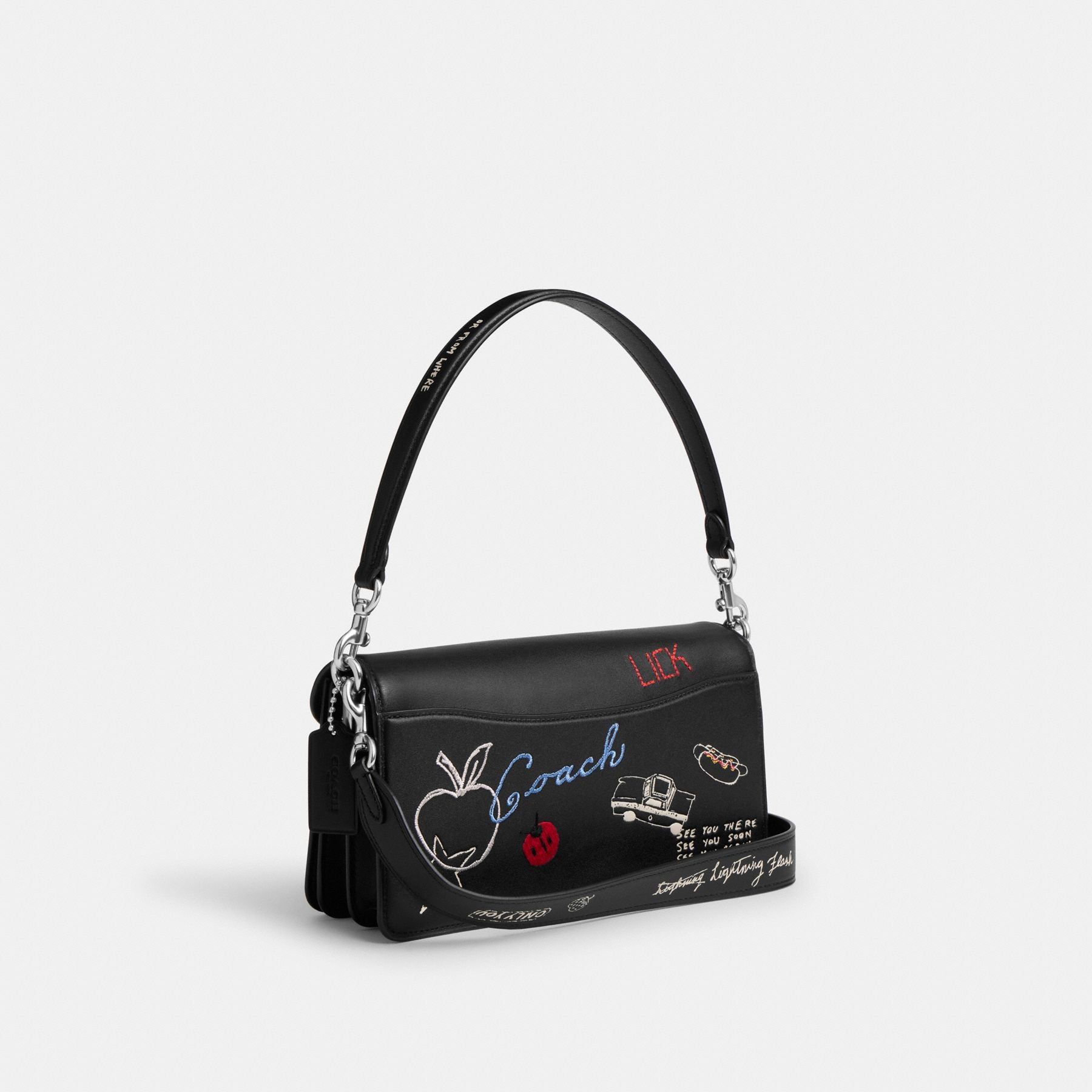 TABBY SHOULDER BAG 26 WITH SKETCH PRINT