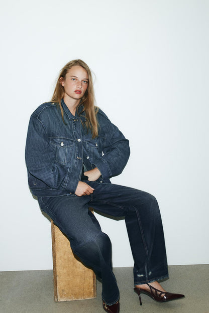 ZARA BURGUNDY EFFECT HEELS