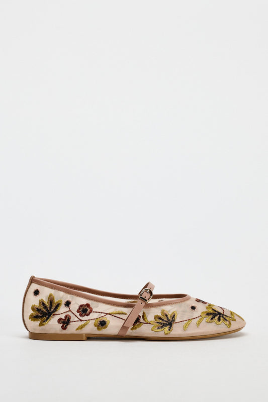 IMPORTED EMBROIDERY BALLERINAS