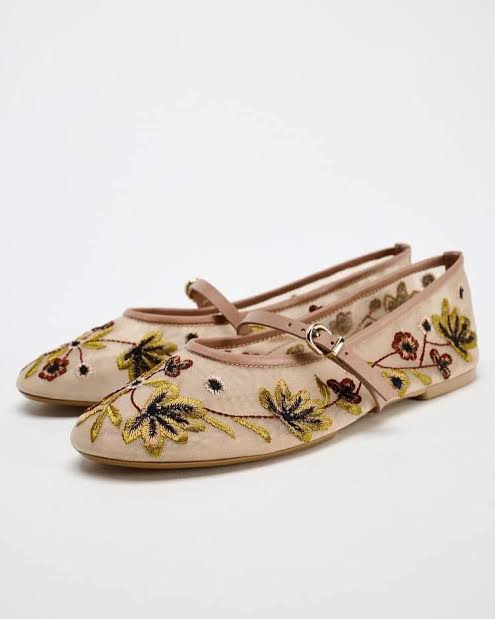 IMPORTED EMBROIDERY BALLERINAS