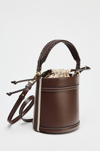 IMPORTED HANDLE BUCKET BAG