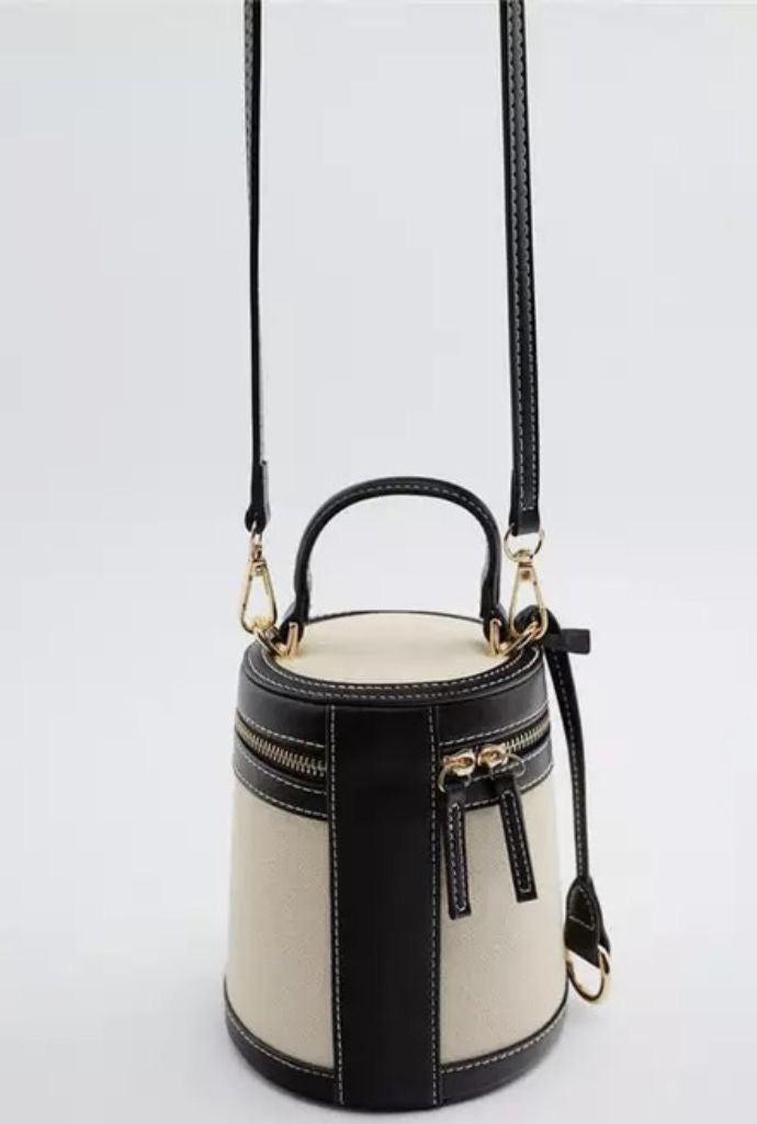 IMPORTED BUCKET CROSSBODY BAG